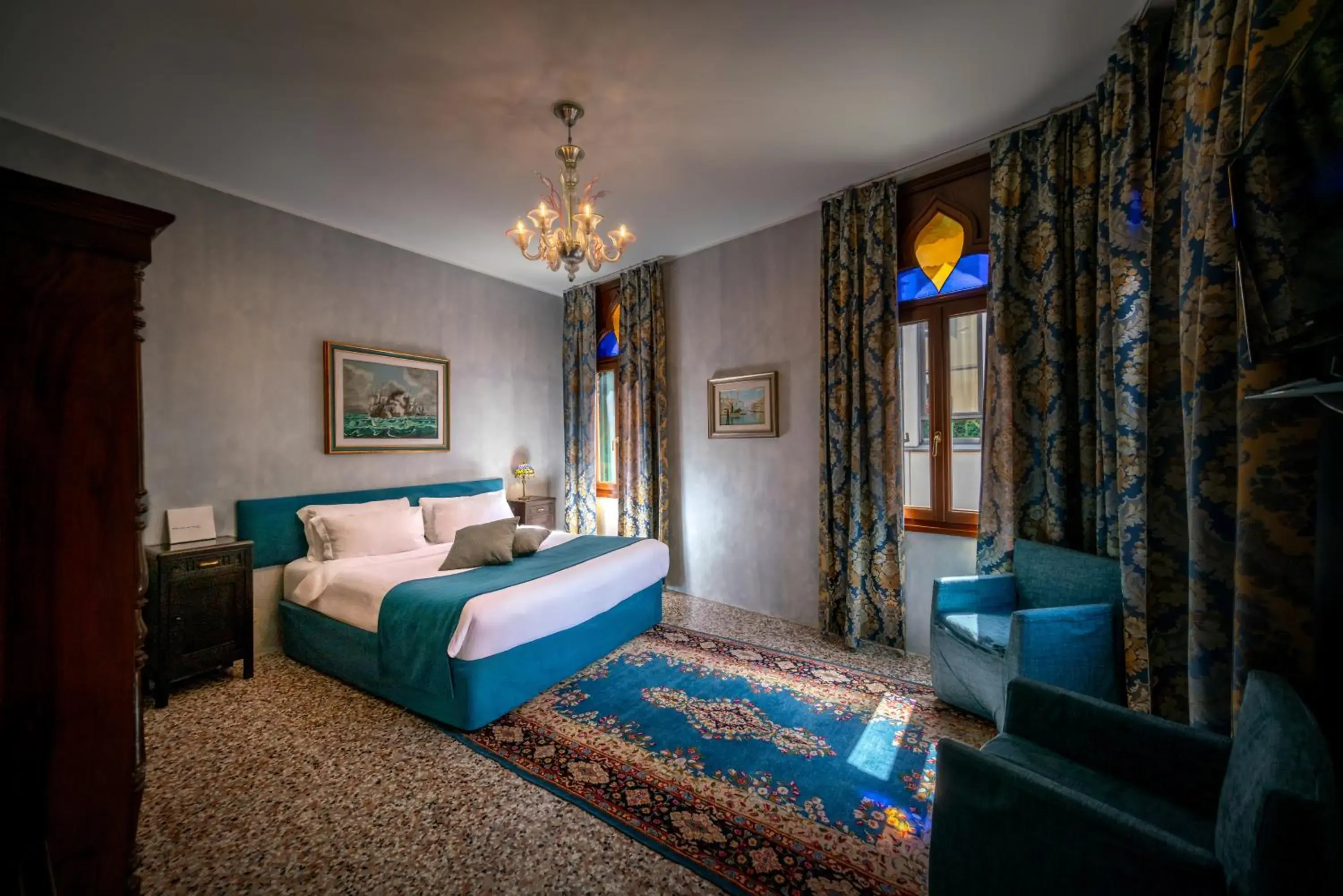 Bedroom, Bed in Palazzo San Luca Bedroom, Bed in Palazzo San Luca