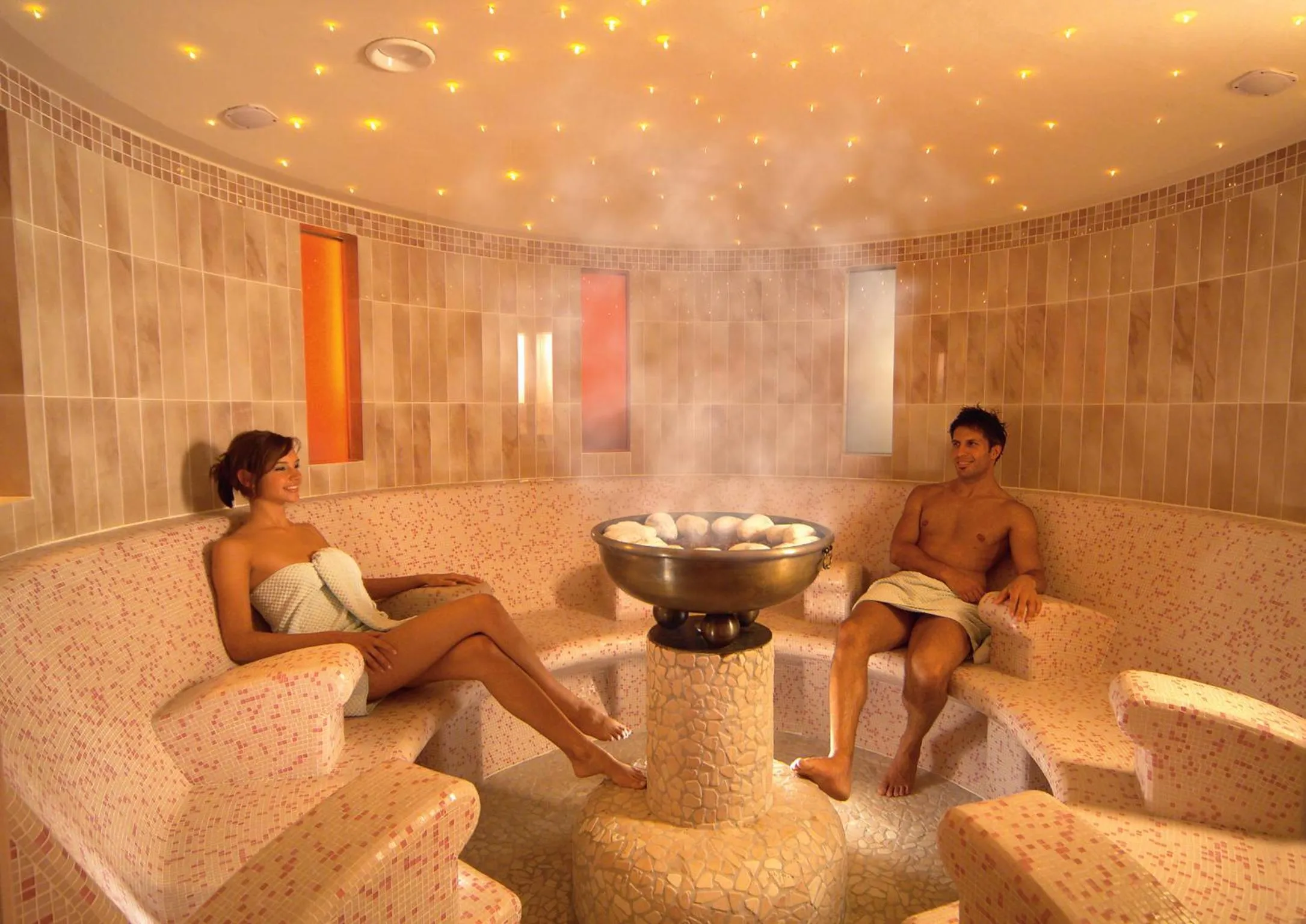 Spa and wellness centre/facilities in Alpin & Vital Hotel La Perla