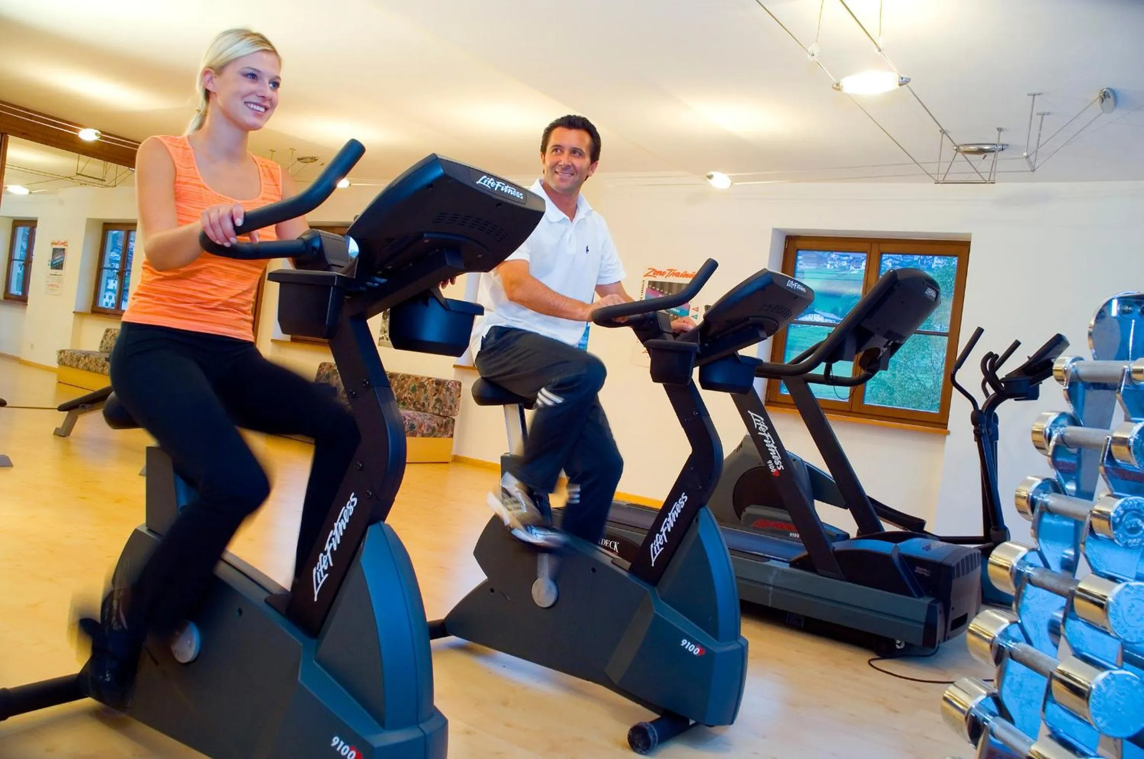 Fitness centre/facilities in Alpin & Vital Hotel La Perla