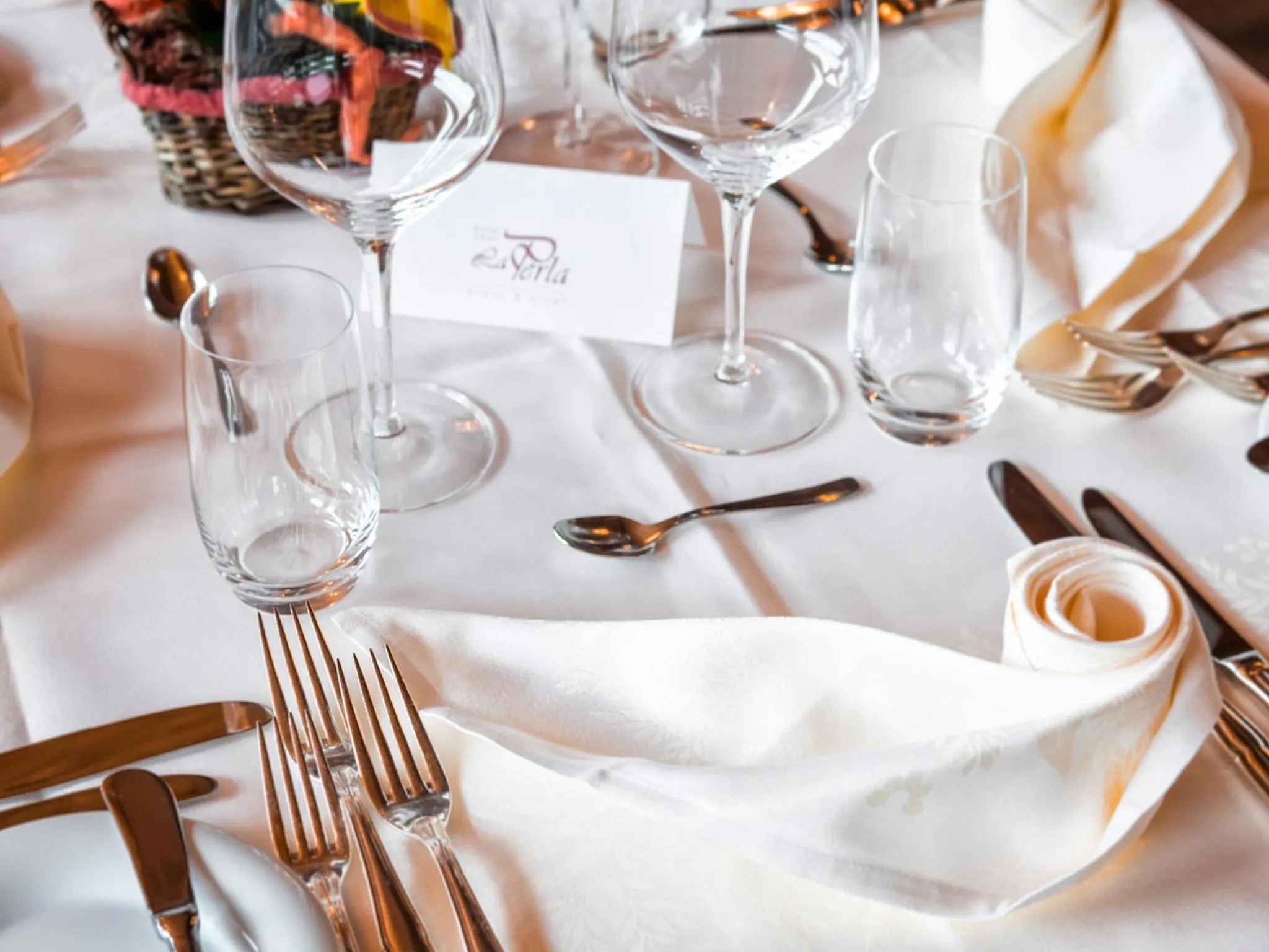 Restaurant/places to eat in Alpin & Vital Hotel La Perla