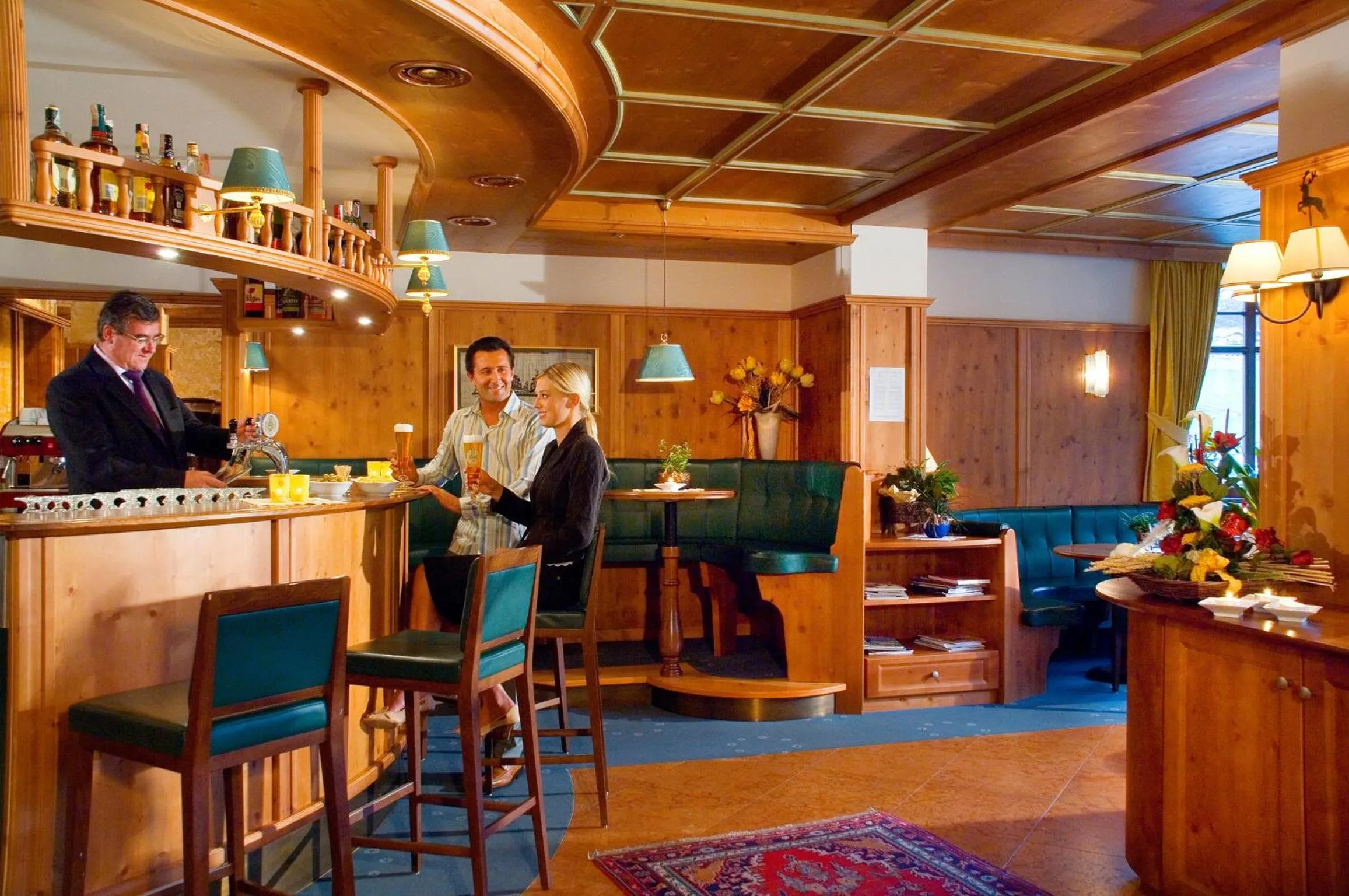 Lounge or bar in Alpin & Vital Hotel La Perla