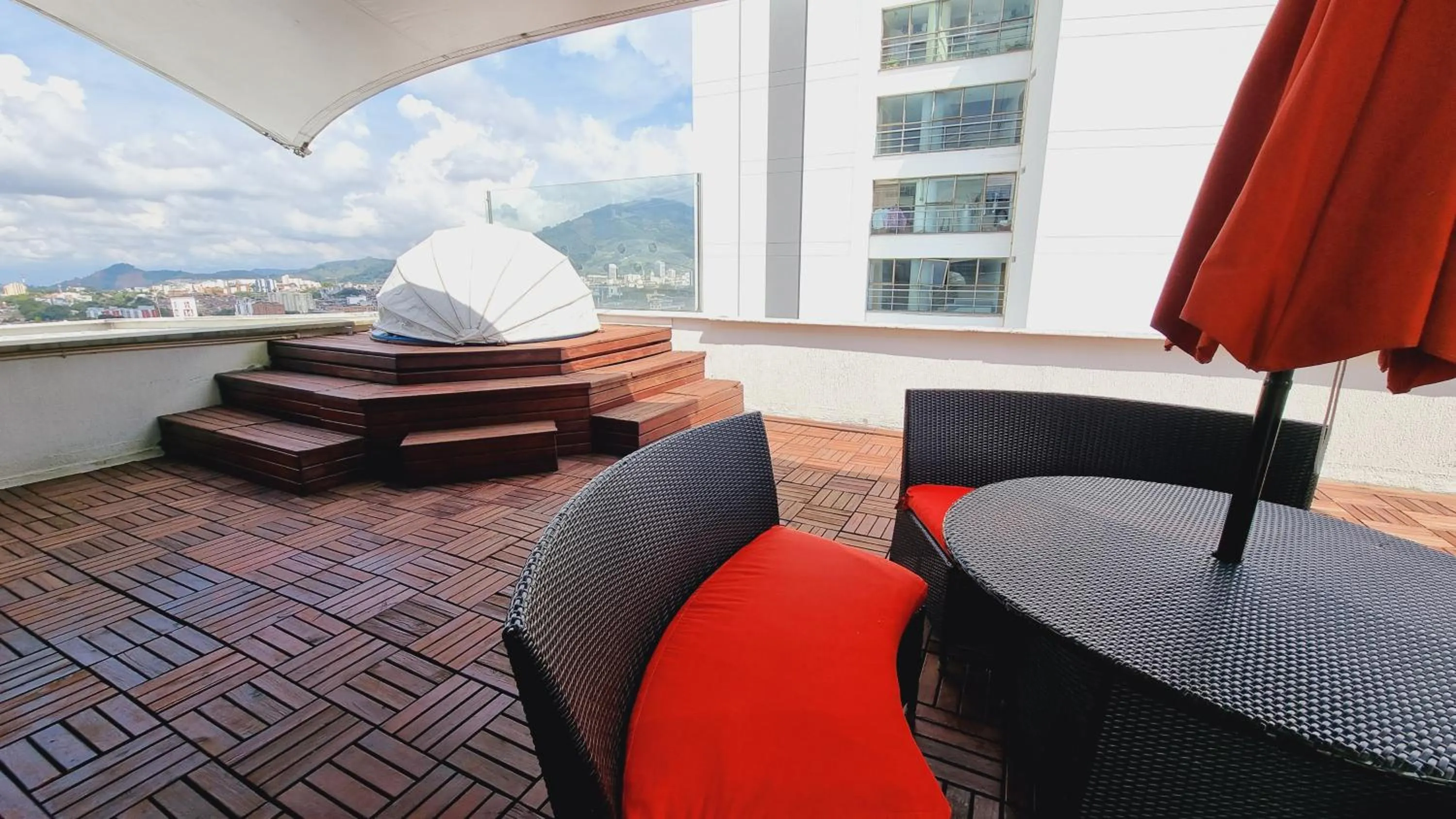 Balcony/Terrace in Habitat Suites Hotel By GHO Hoteles