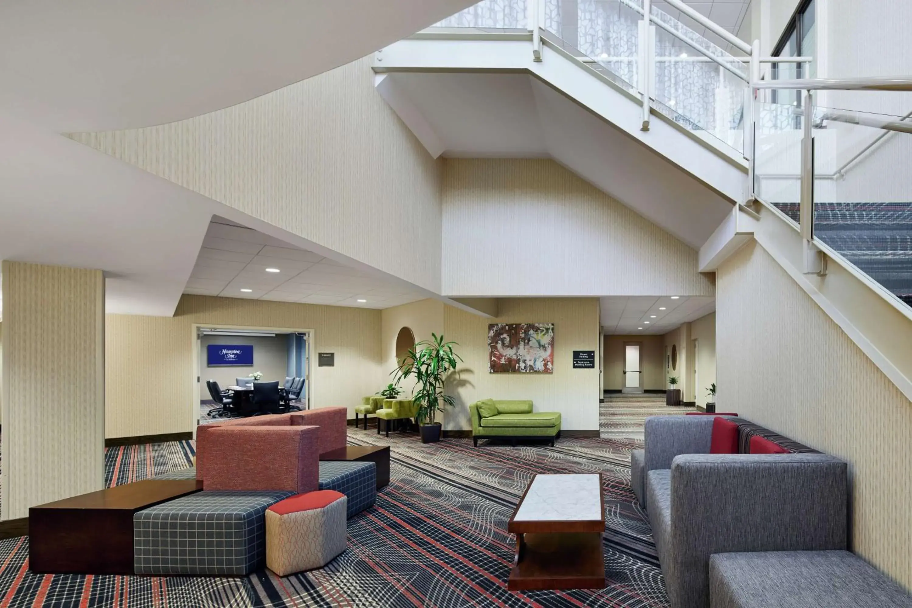 Lobby or reception in Hampton Inn & Suites Mt. Prospect Lobby or reception in Hampton Inn & Suites Mt. Prospect