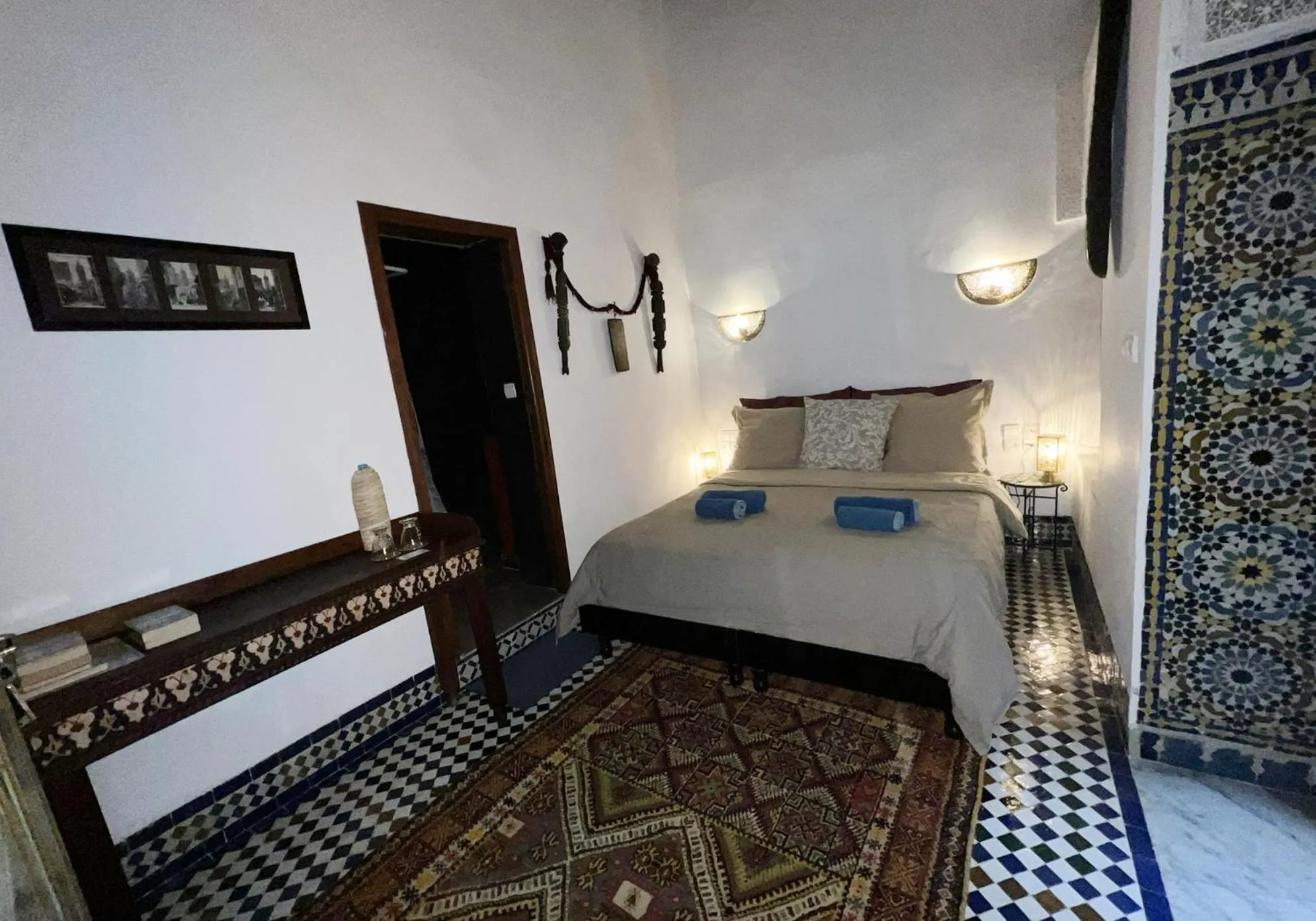 Bed in Riad Dezayn