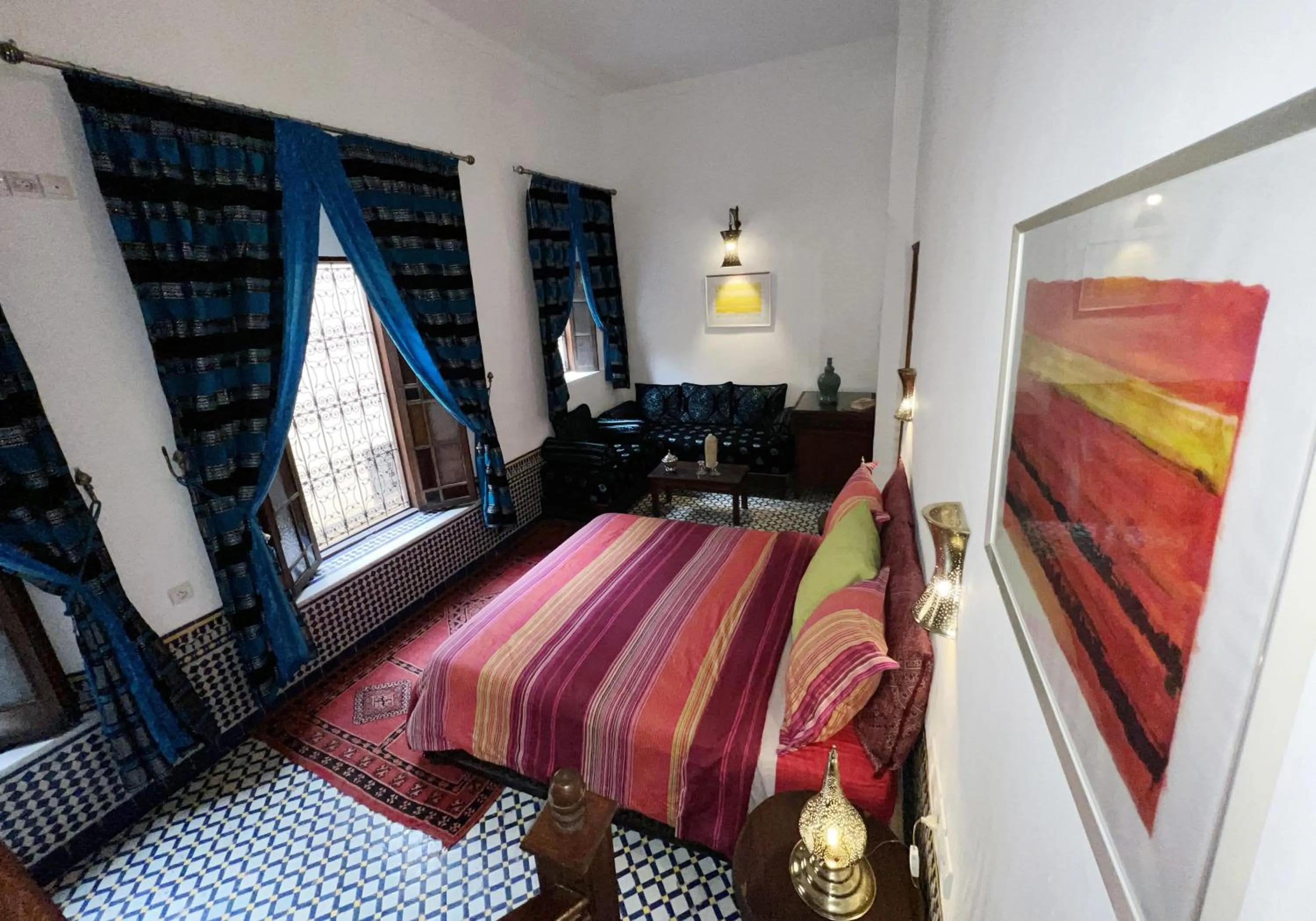 Bed in Riad Dezayn
