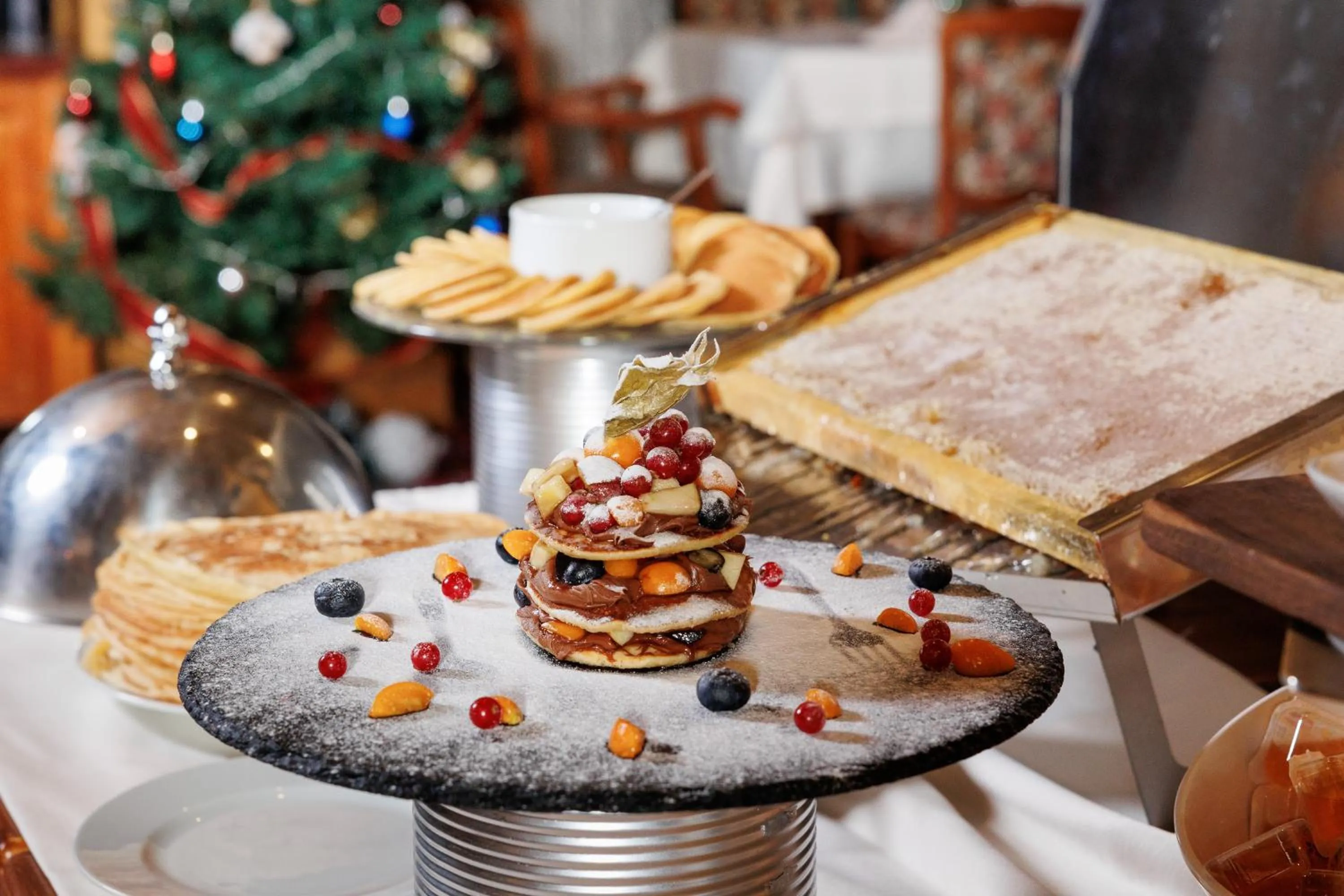 Breakfast in Pirin Golf & Country Club Apartment Complex