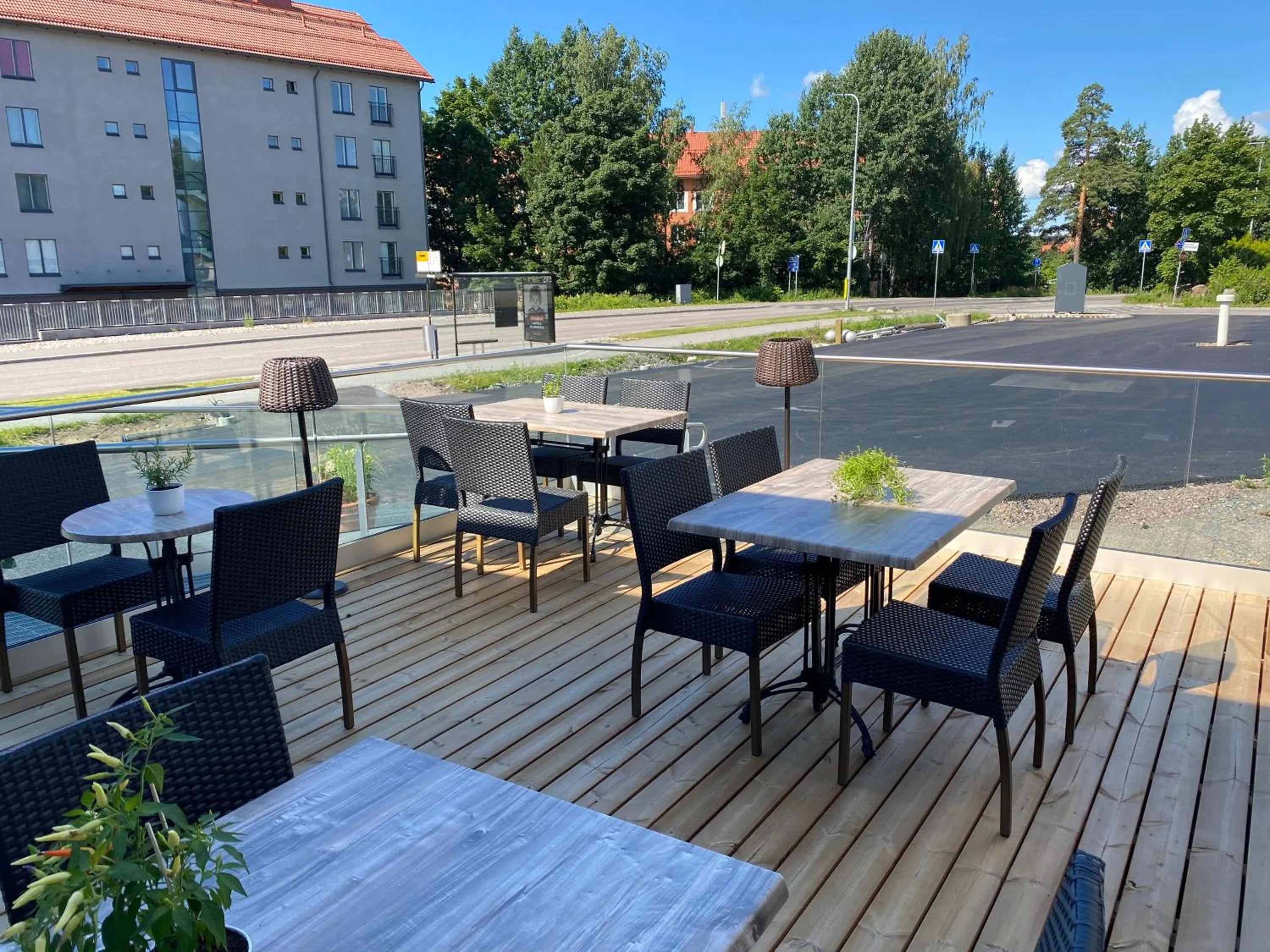 Patio in Pilot Airport Hotel