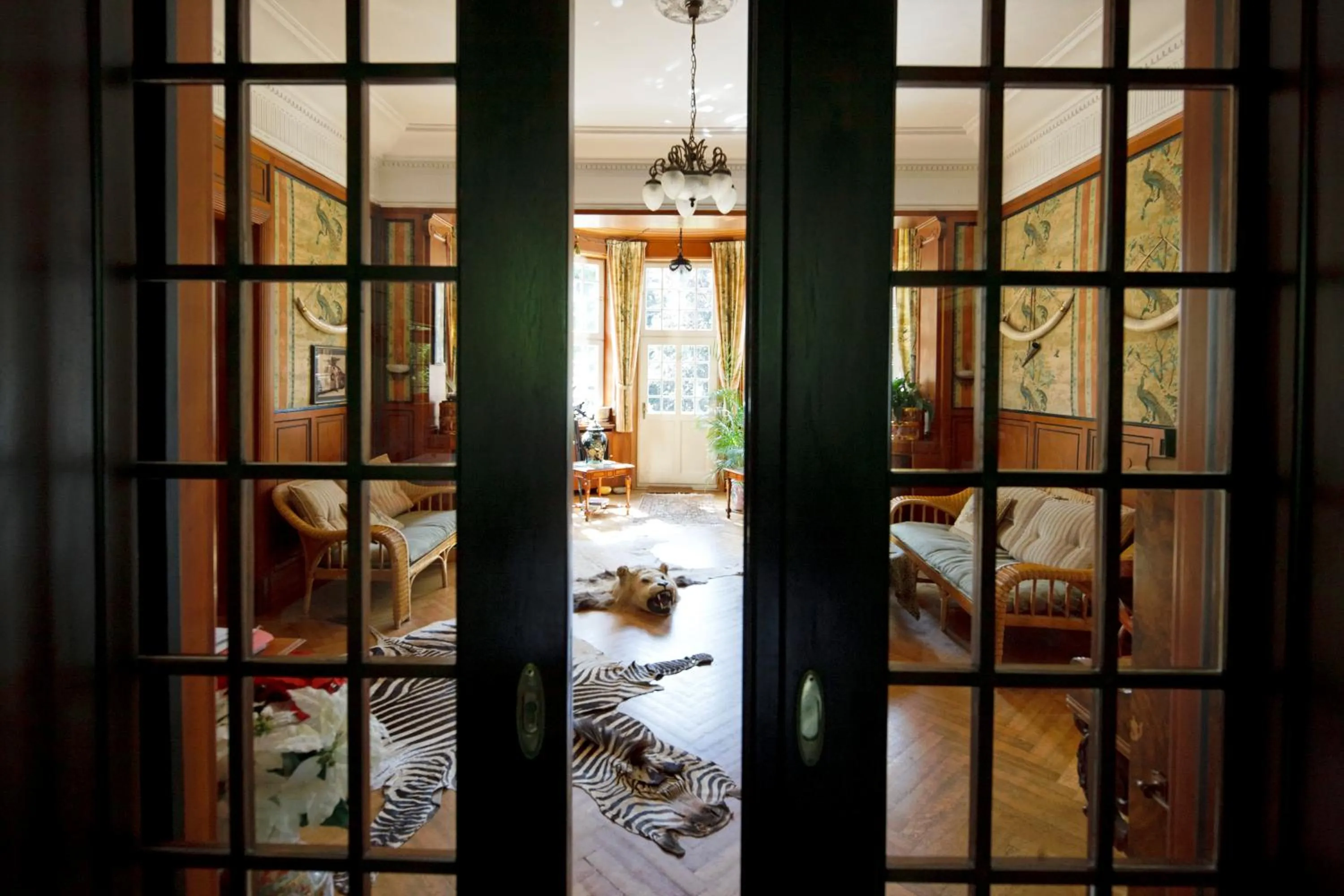 Decorative detail in Hotel Park Villa