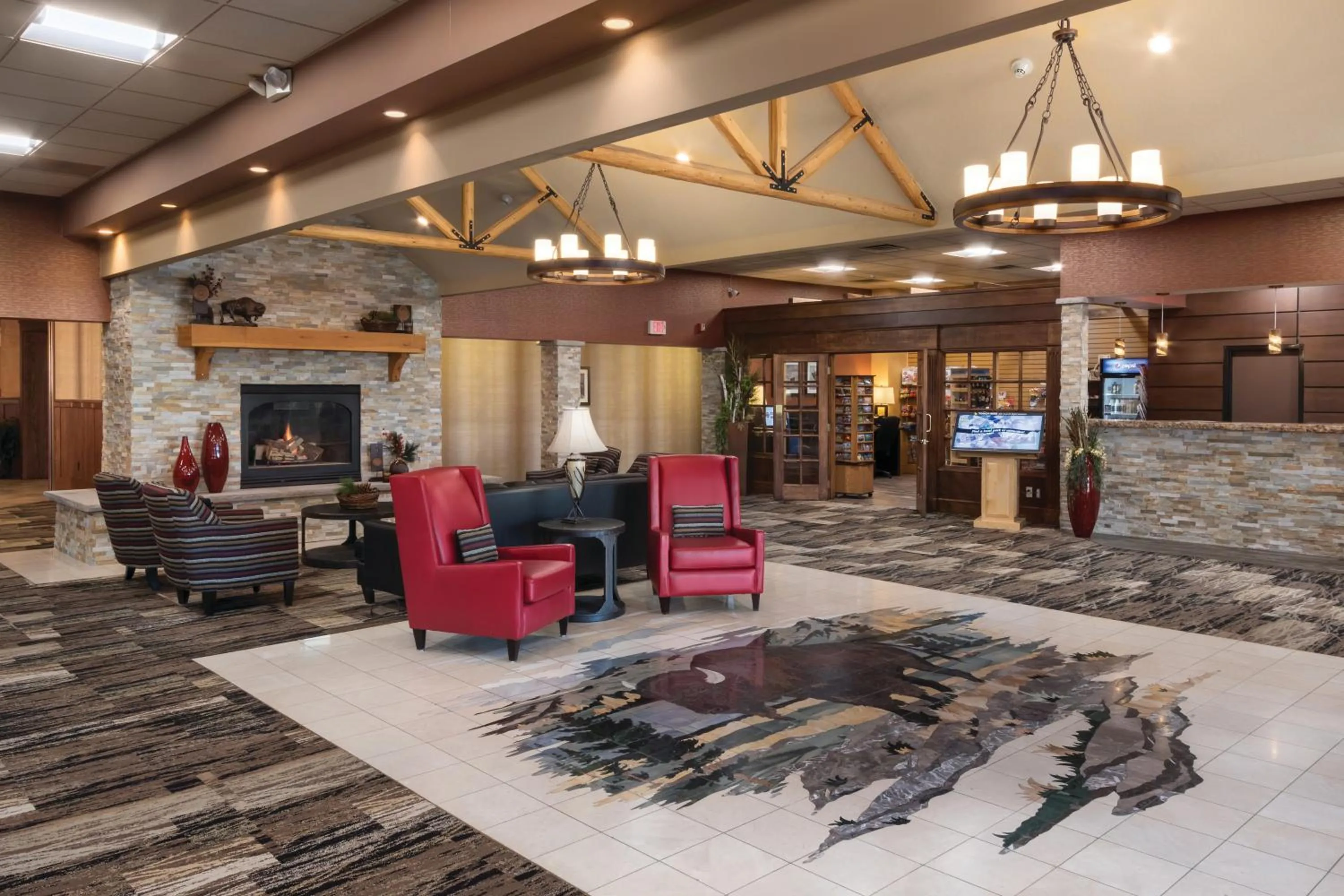 Lobby or reception in Best Western Ramkota Hotel