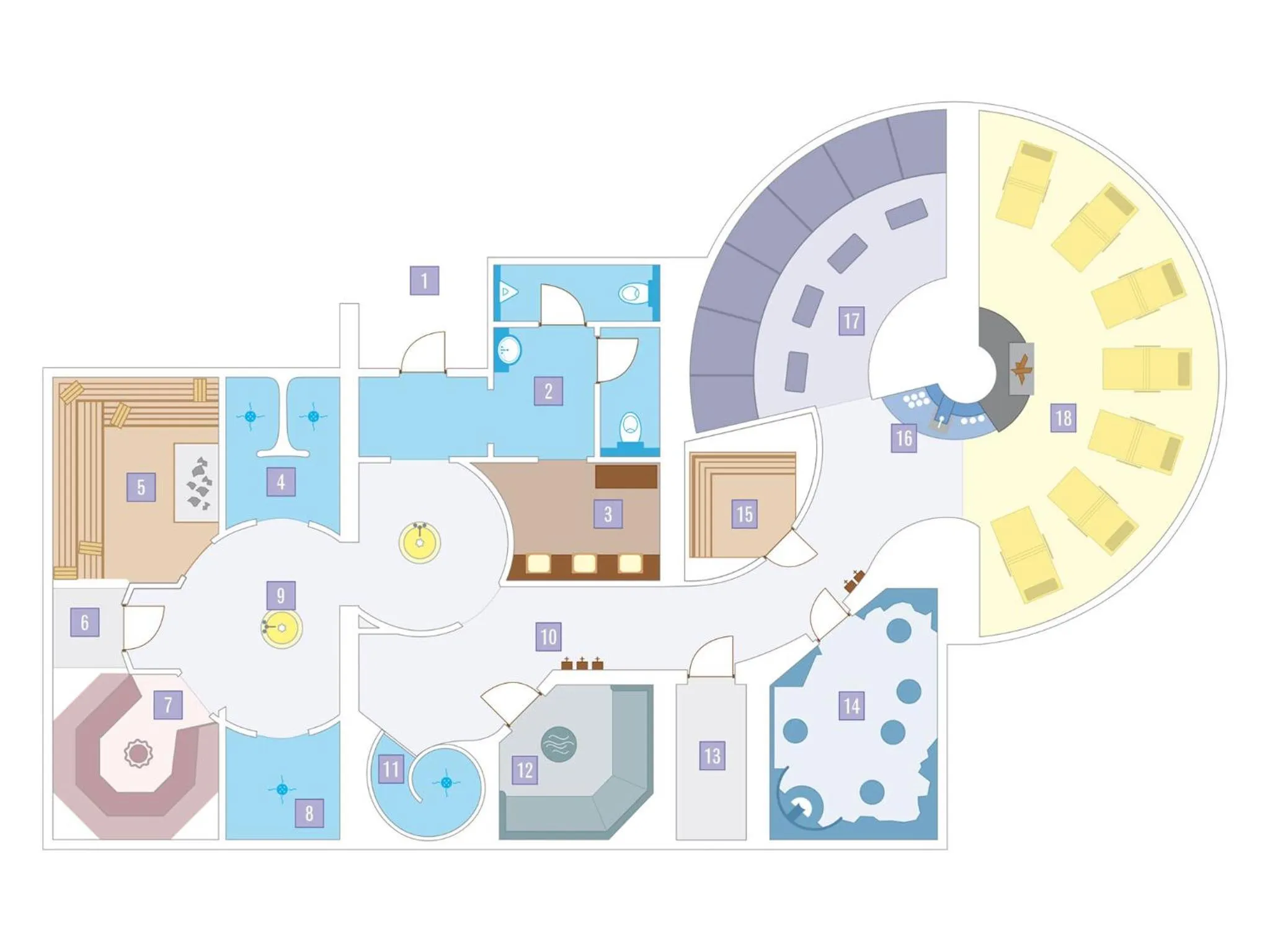Floor plan in Hotel Garni Angela