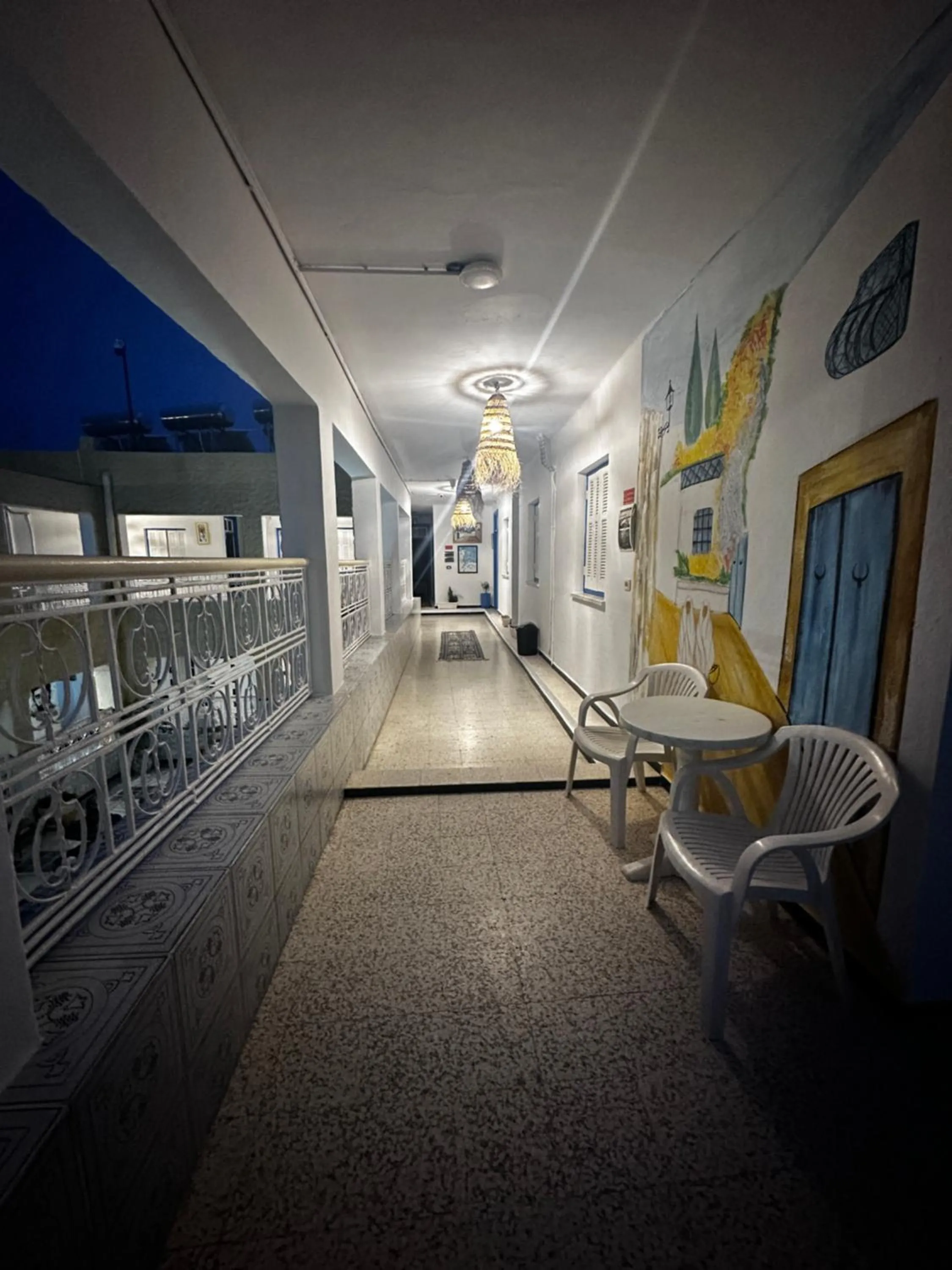 Patio in Hotel Paris