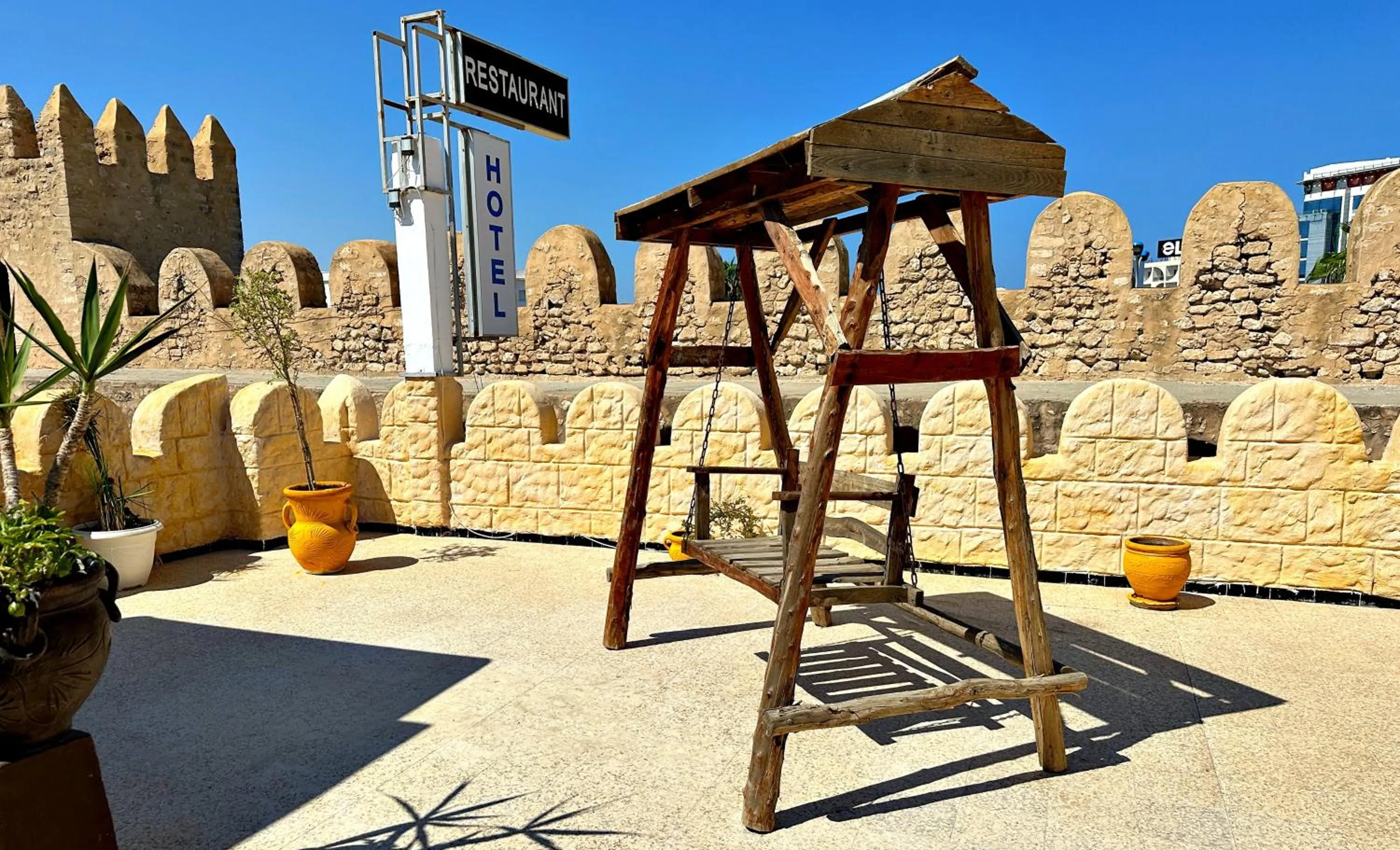 Patio in Hotel Paris