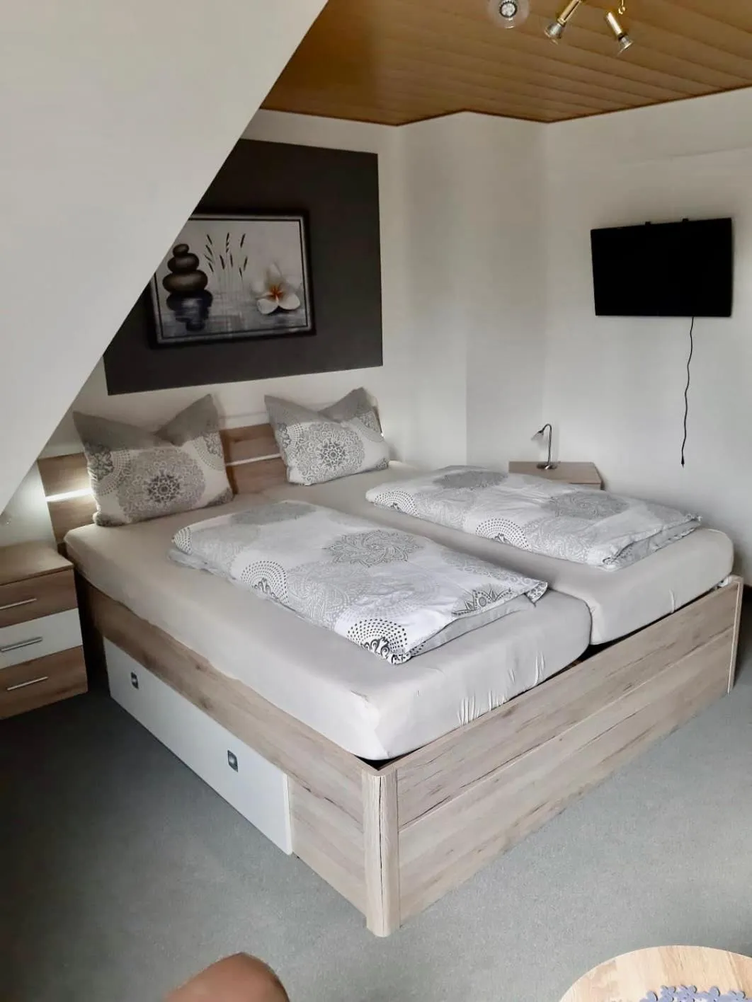 Bed in Gästehaus Dietrich