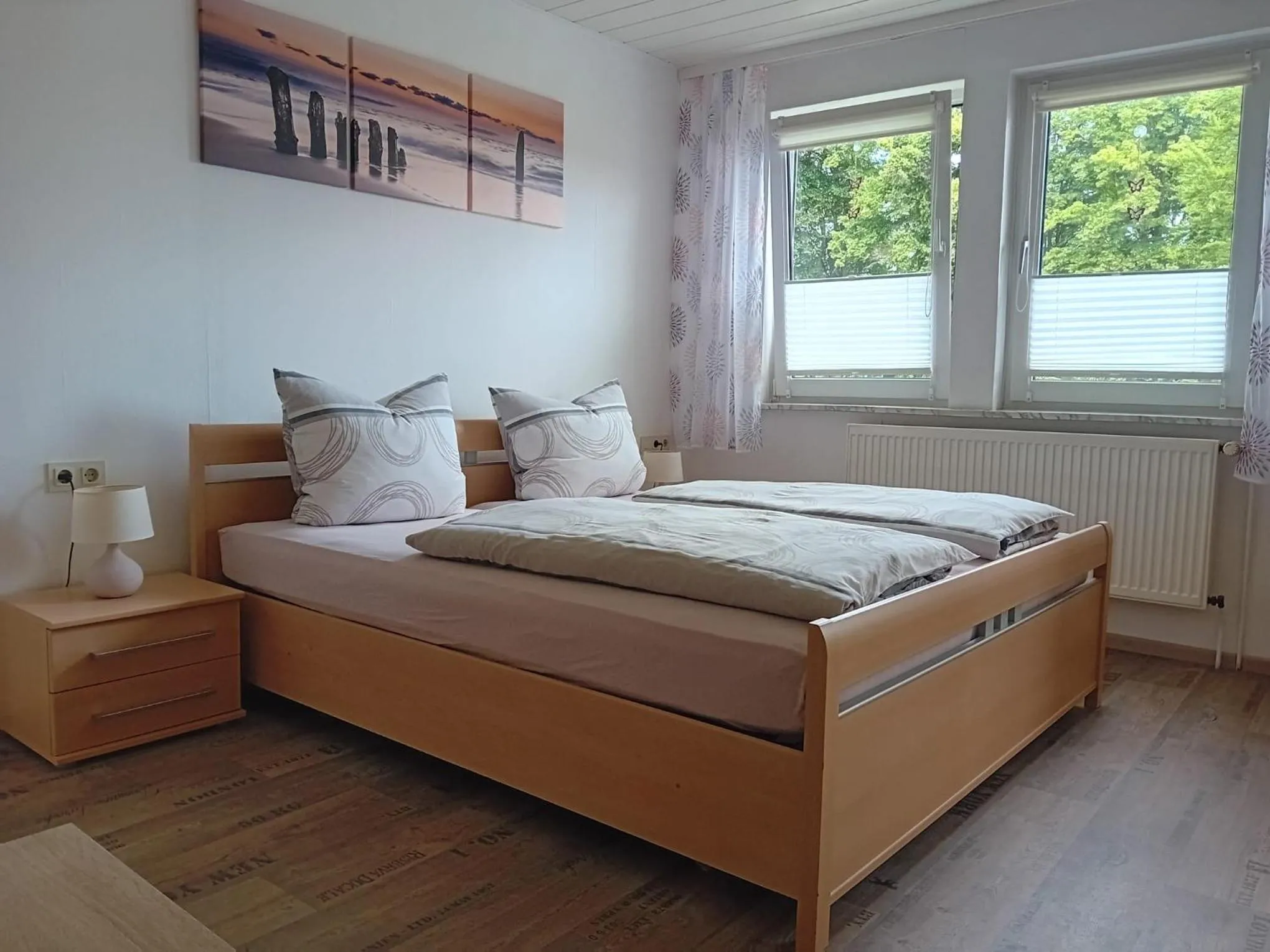 Bed in Gästehaus Dietrich