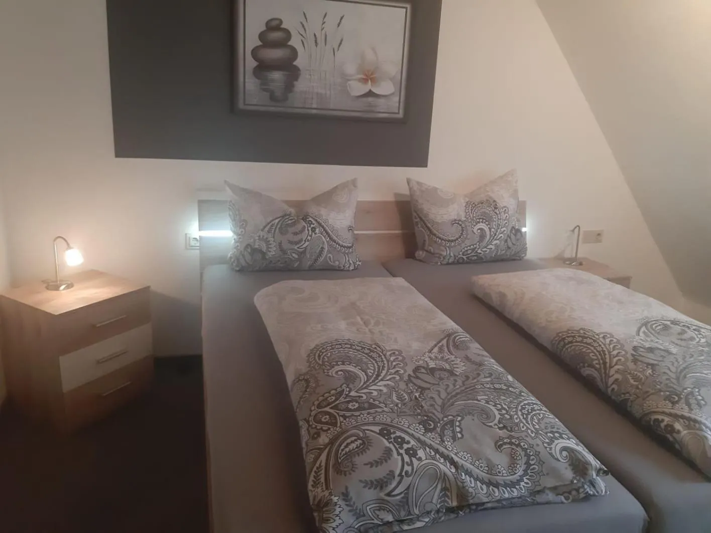 Bed in Gästehaus Dietrich