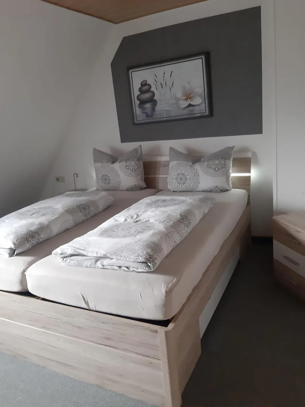 Bed in Gästehaus Dietrich