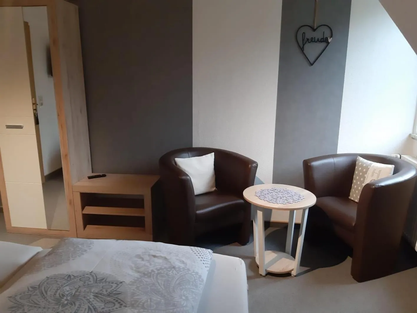 Bed in Gästehaus Dietrich