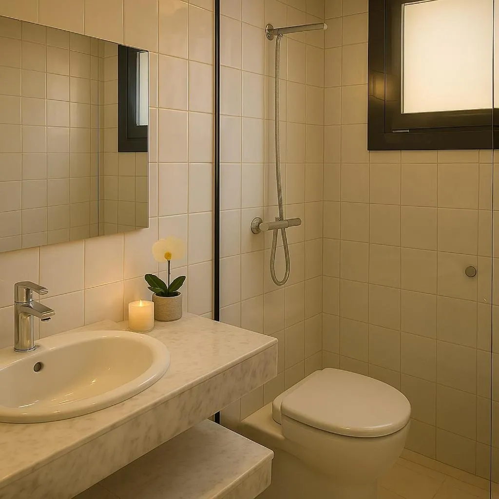 Bathroom in Hotel Sitges