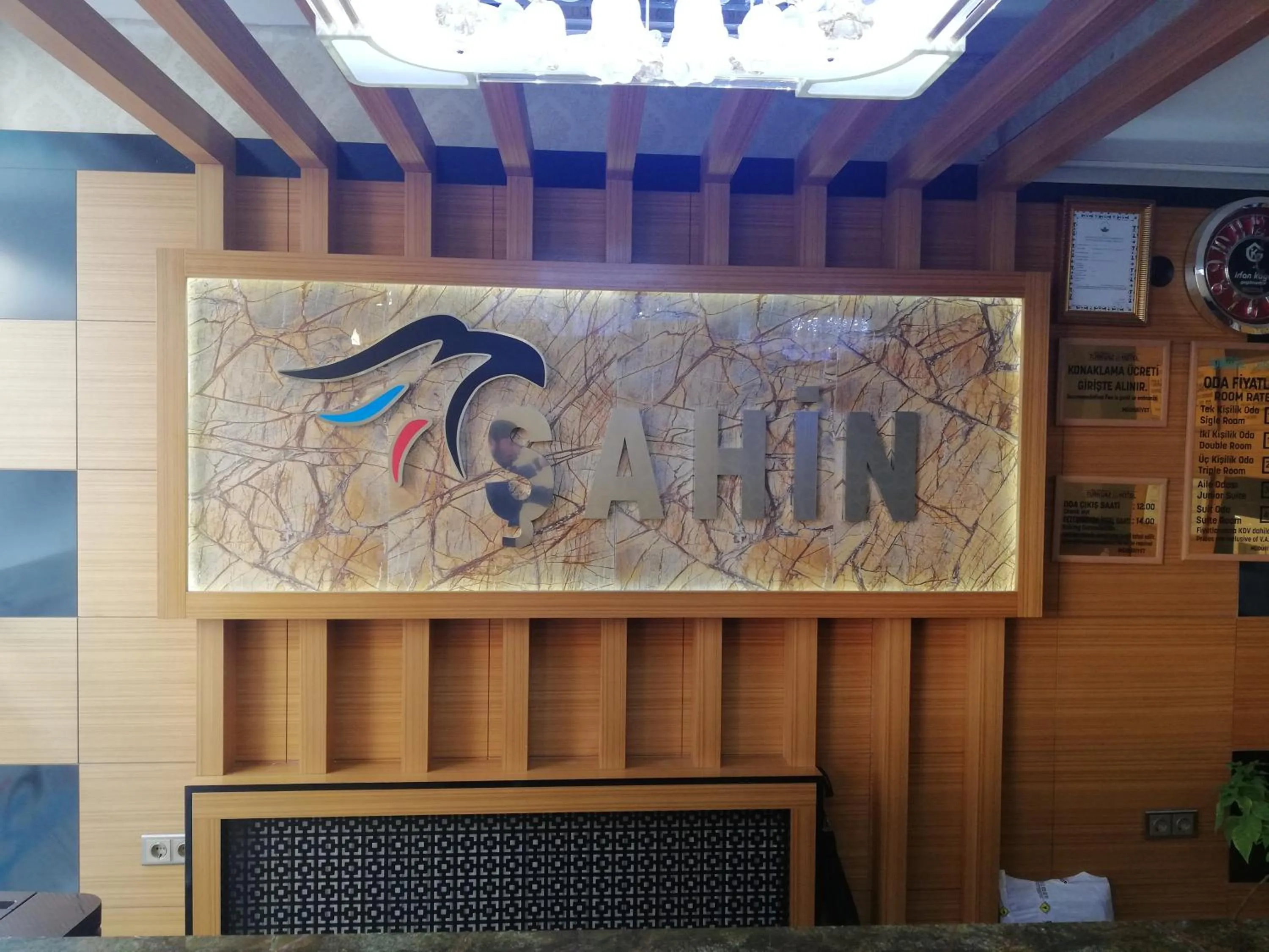 Property logo or sign in Bursa şahin hotel