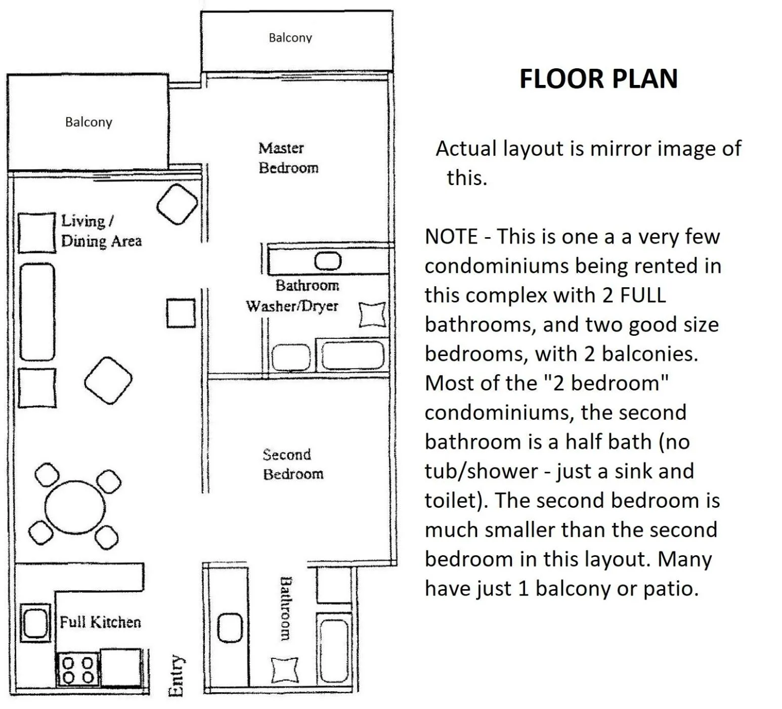 Floor plan in Banyan Harbor