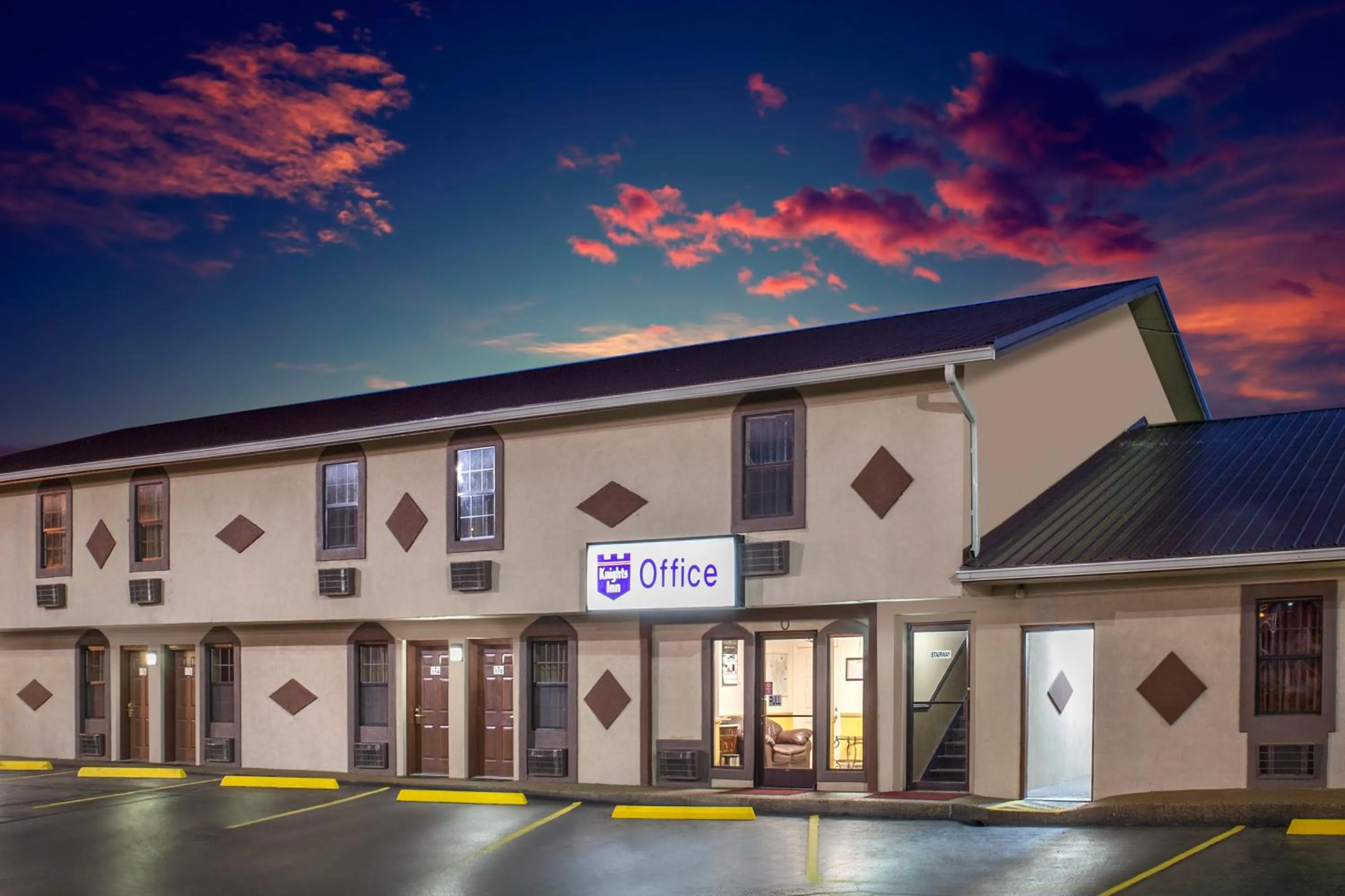 Facade/entrance in Knights Inn Wildersville