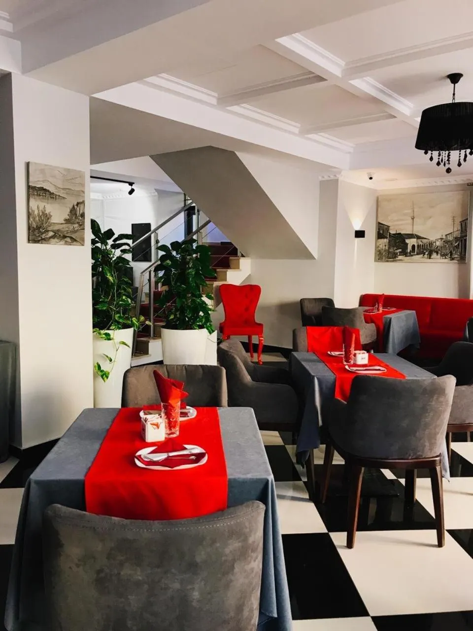 Seating area in Ruby Palace