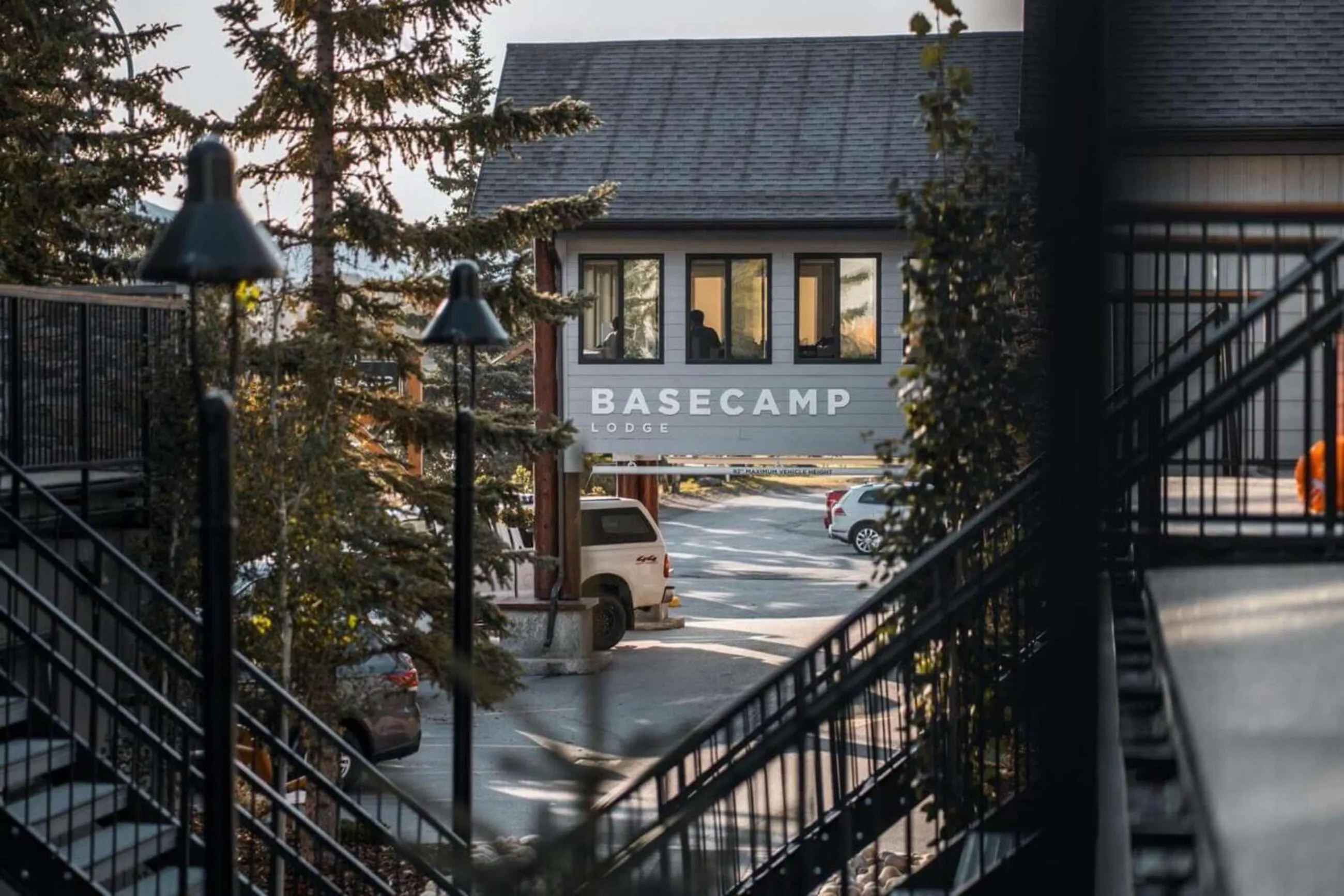 Property building in Basecamp Lodge Canmore