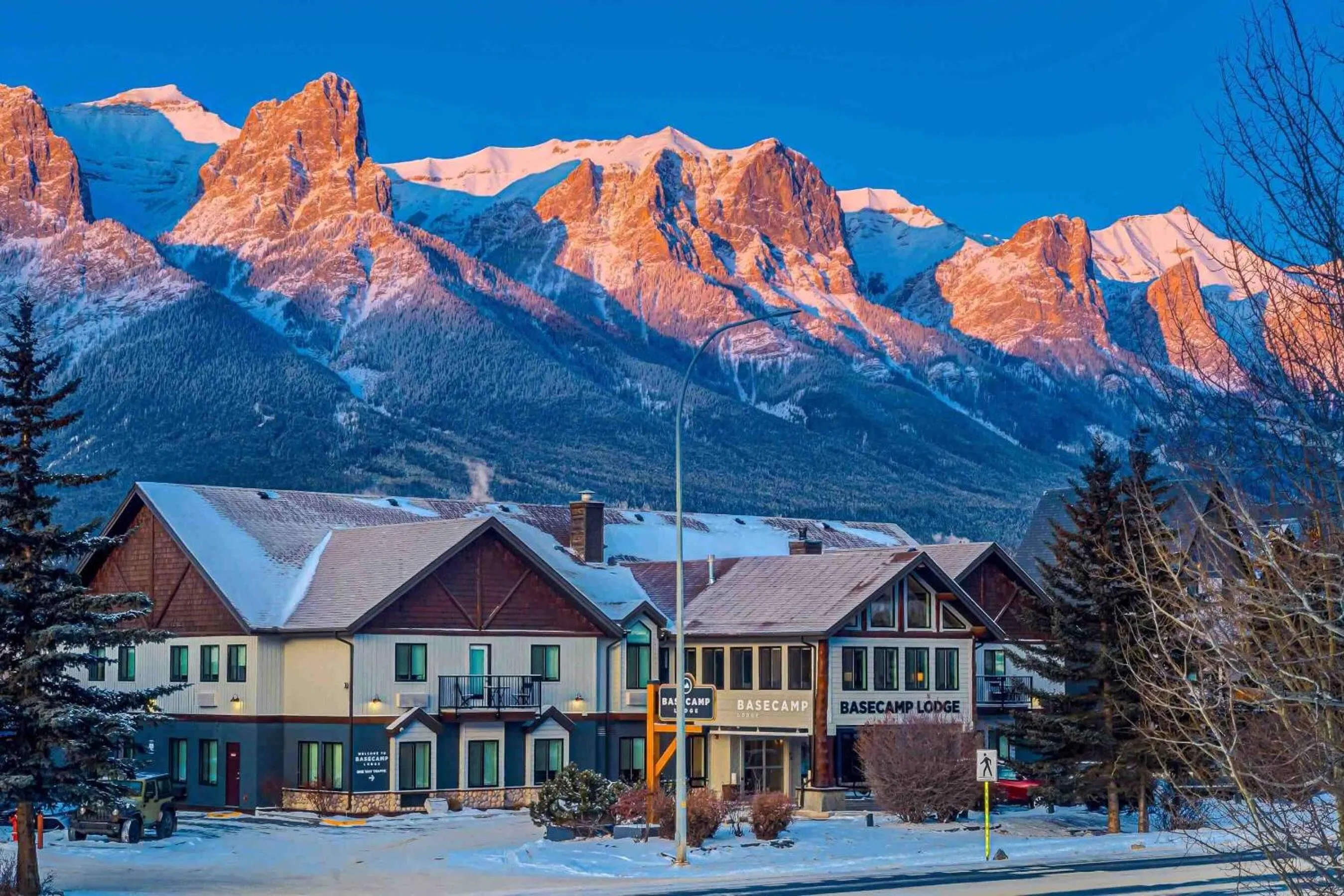 Property building in Basecamp Lodge Canmore