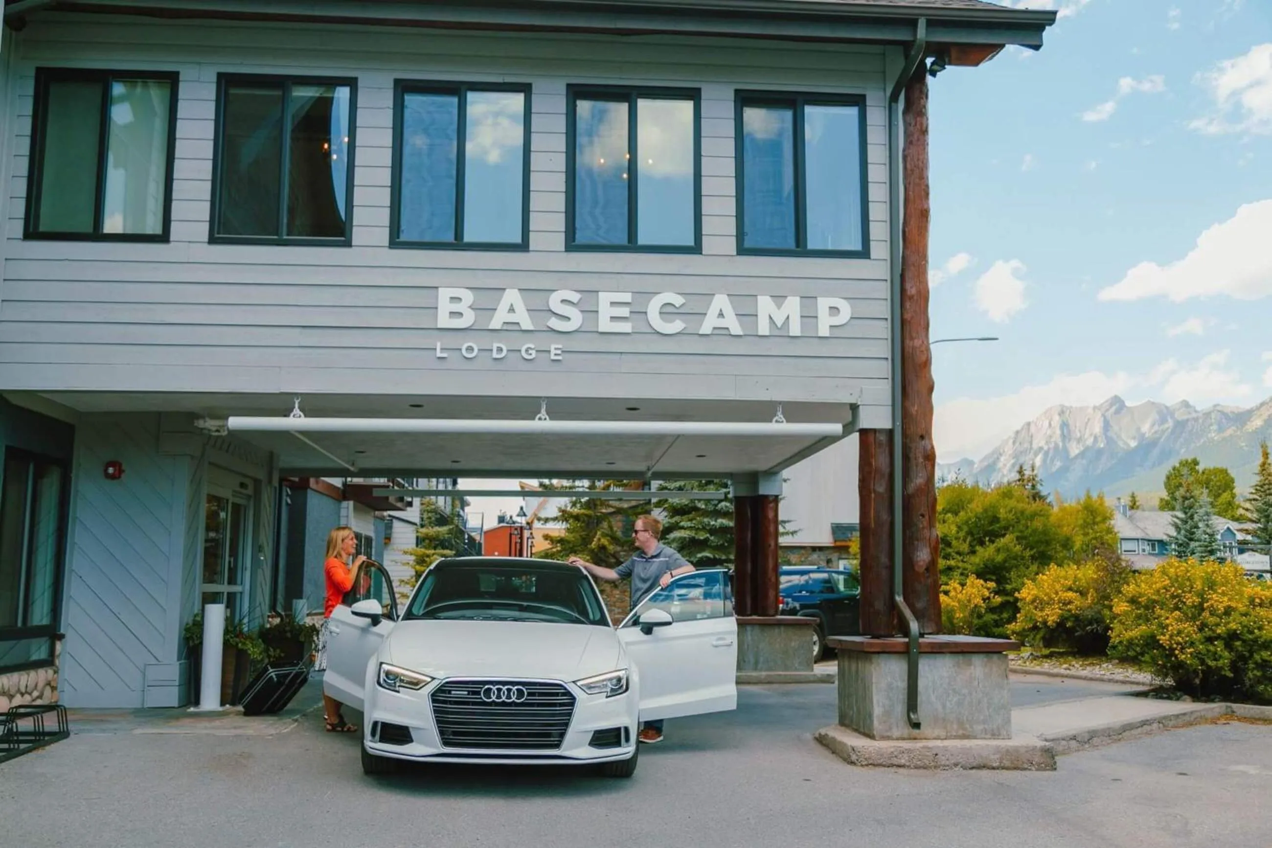 Property building in Basecamp Lodge Canmore