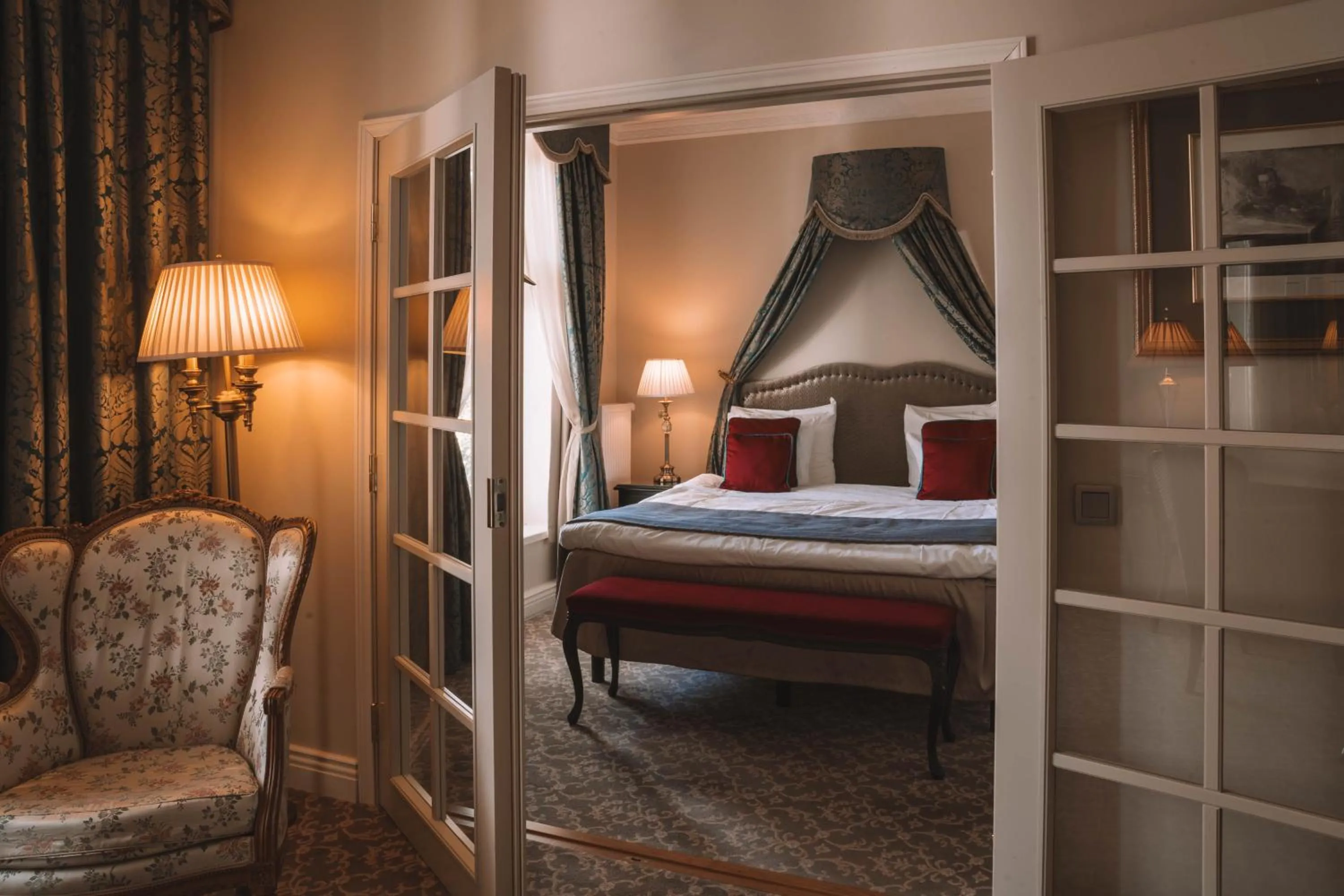 Bed in Hotel Haikko Manor & Spa