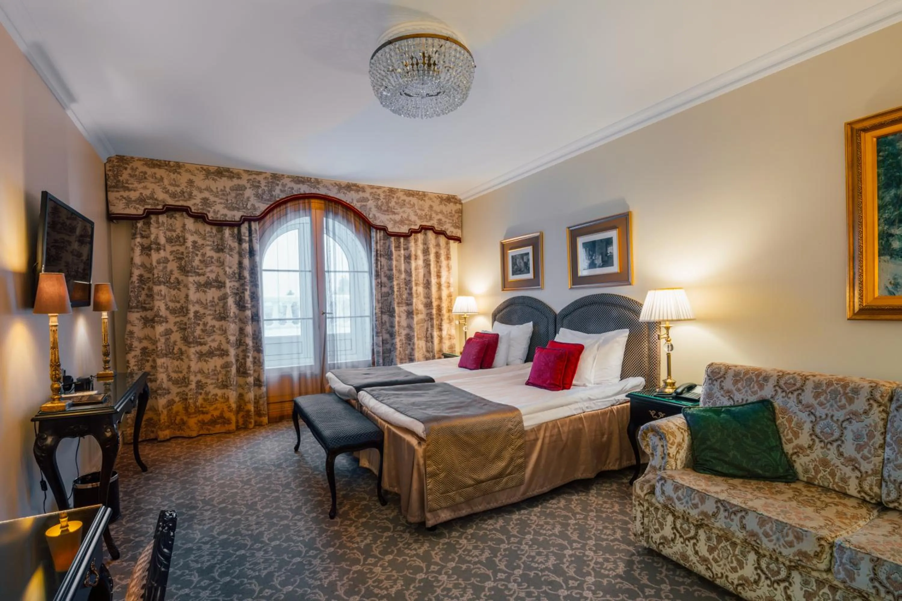 Bed in Hotel Haikko Manor & Spa