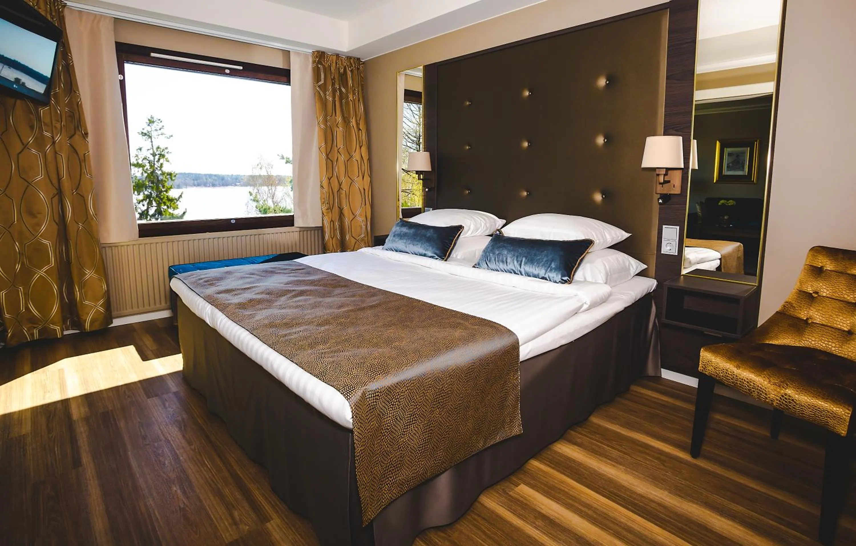 Bed in Hotel Haikko Manor & Spa