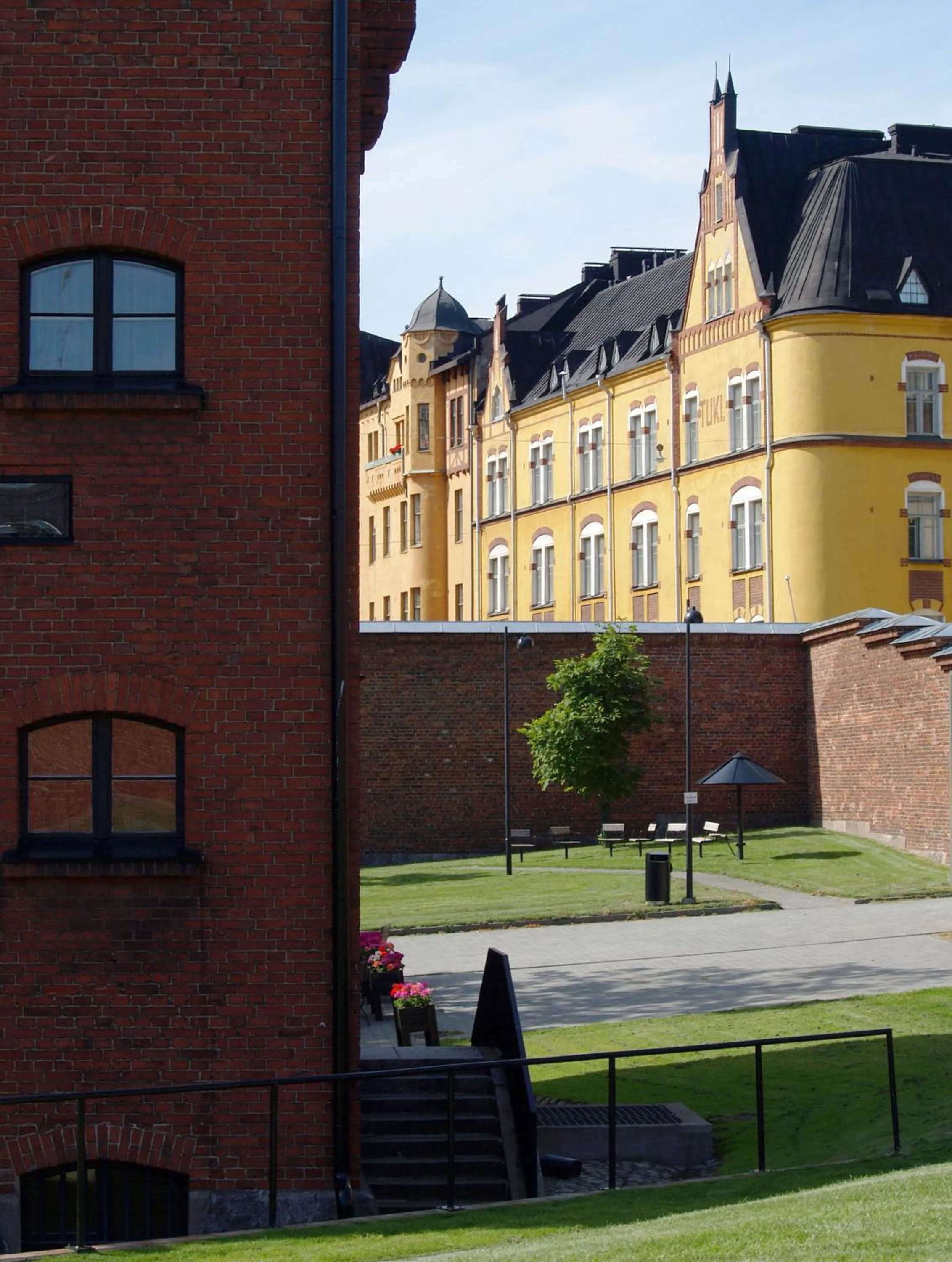 Inner courtyard view in Hotel Katajanokka, Helsinki, a Tribute Portfolio Hotel