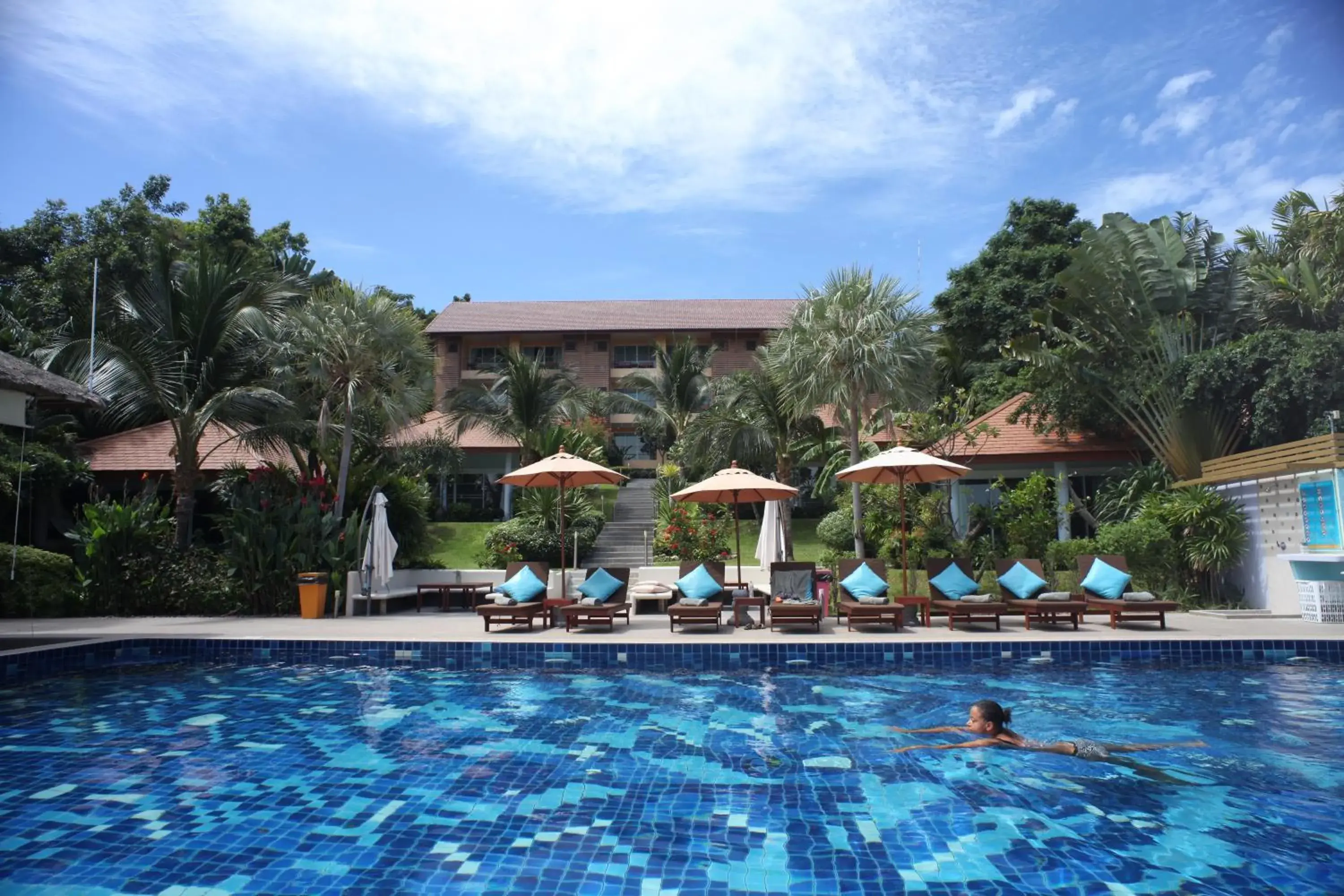 Pool view in Palm Coco Mantra Pool view in Palm Coco Mantra