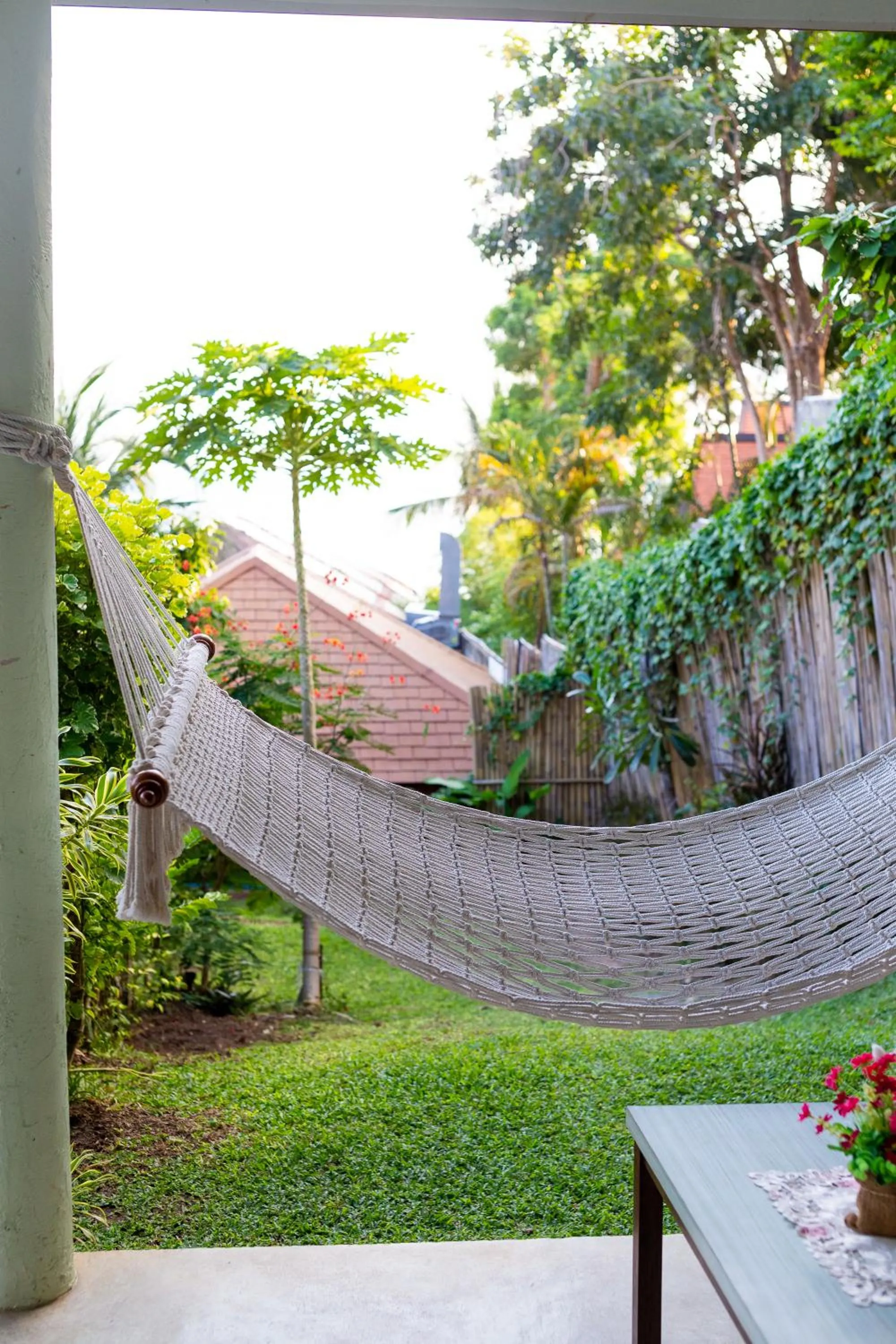 Garden view in Palm Coco Mantra