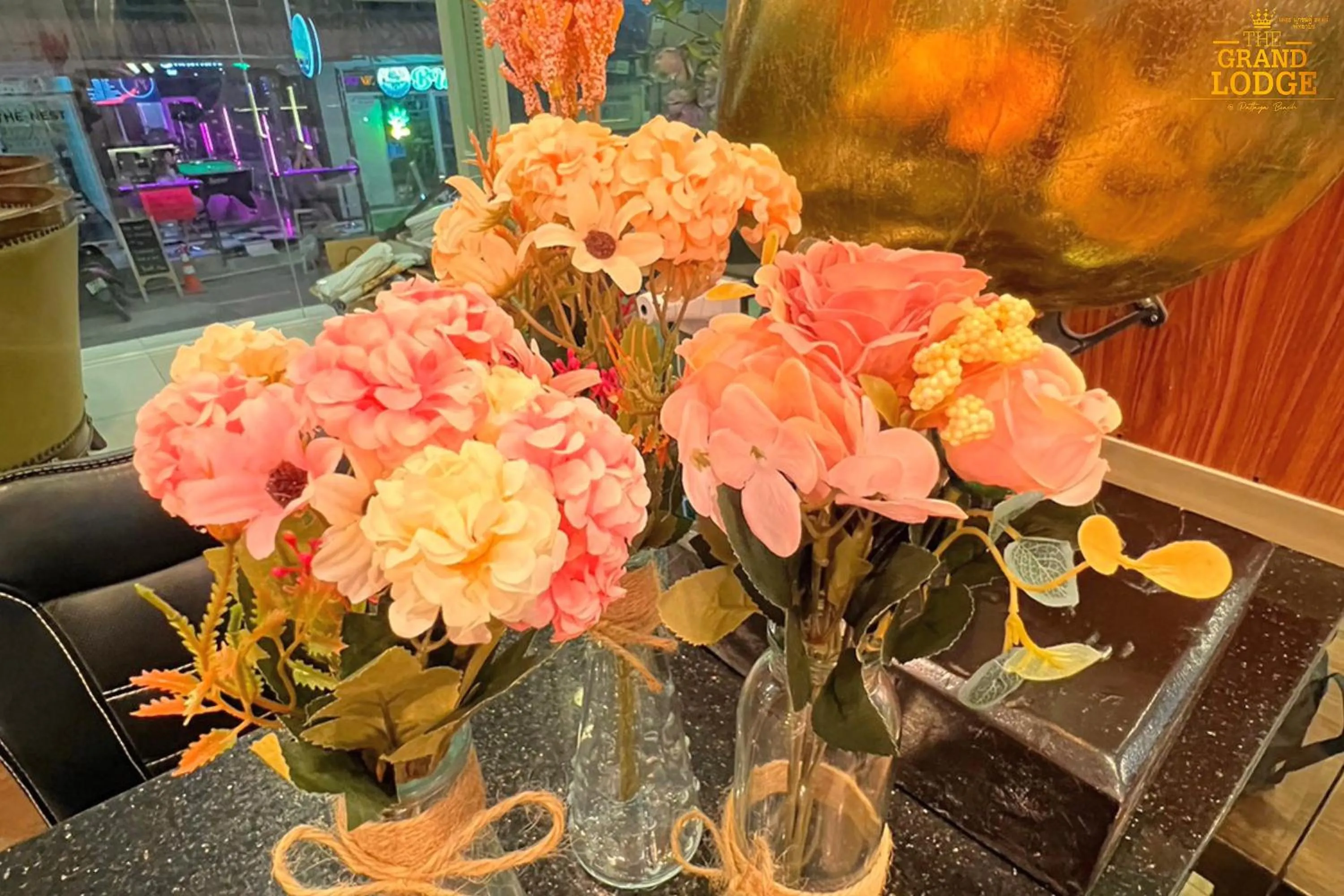 Decorative detail in The Grand Lodge Pattaya