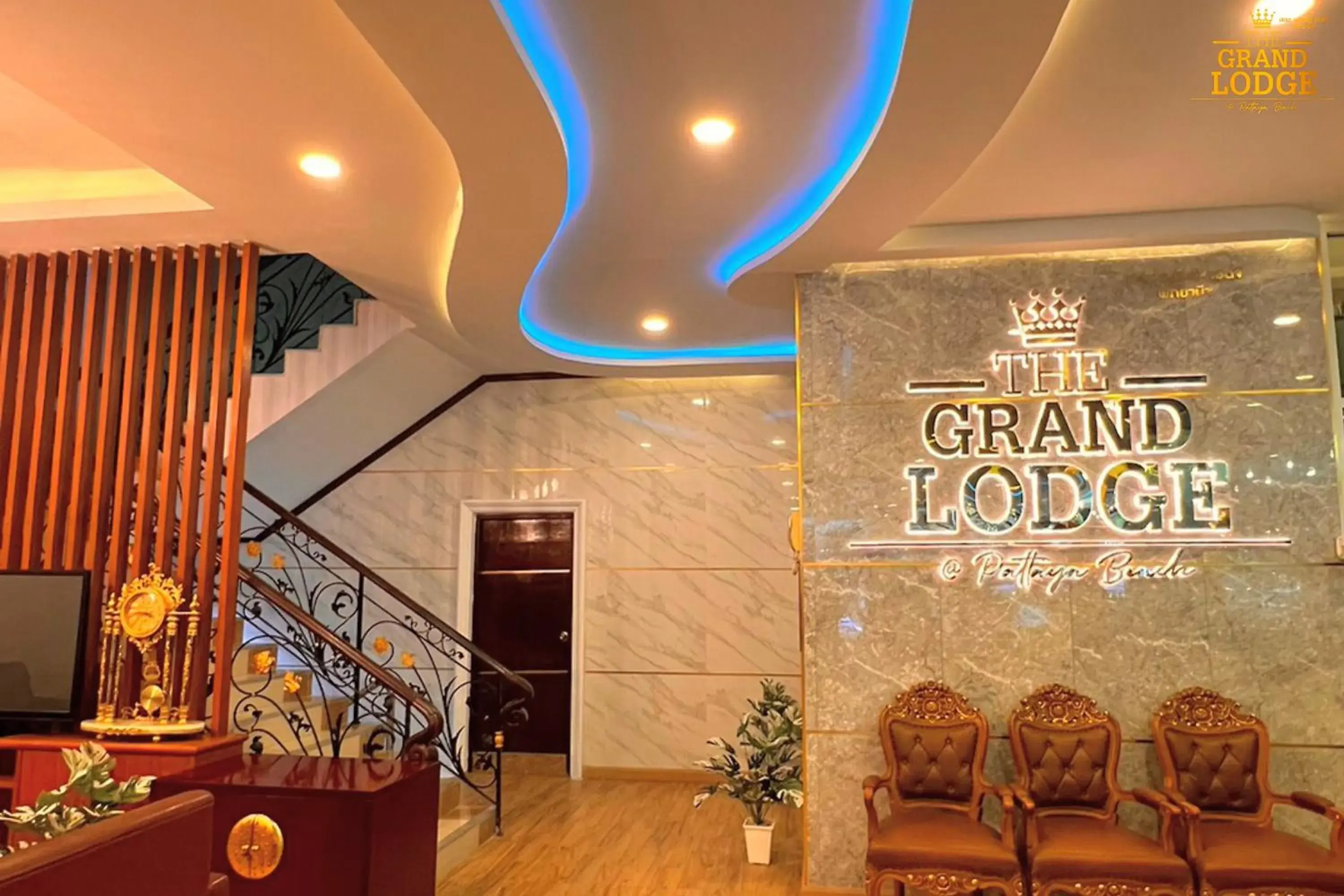 Lobby or reception in The Grand Lodge Pattaya Lobby or reception in The Grand Lodge Pattaya