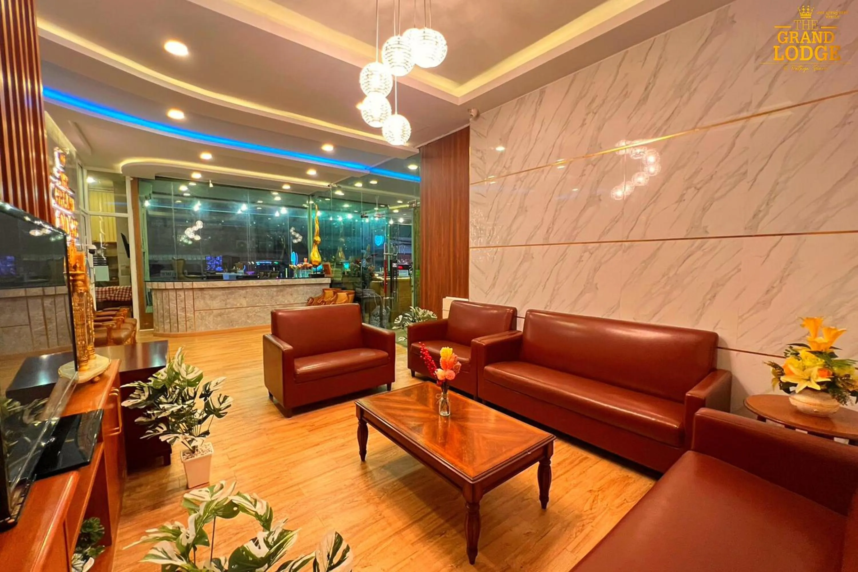 Seating area in The Grand Lodge Pattaya