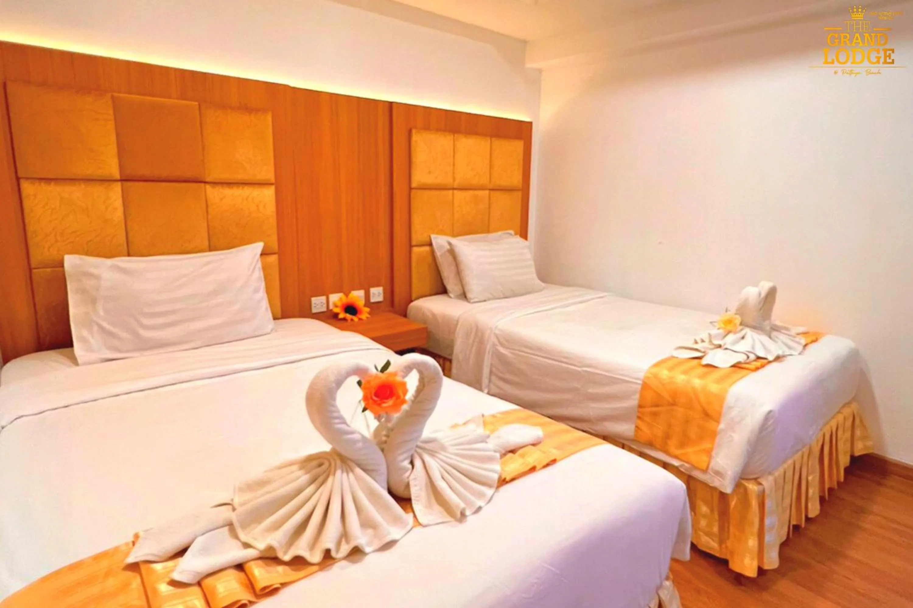 Bed in The Grand Lodge Pattaya