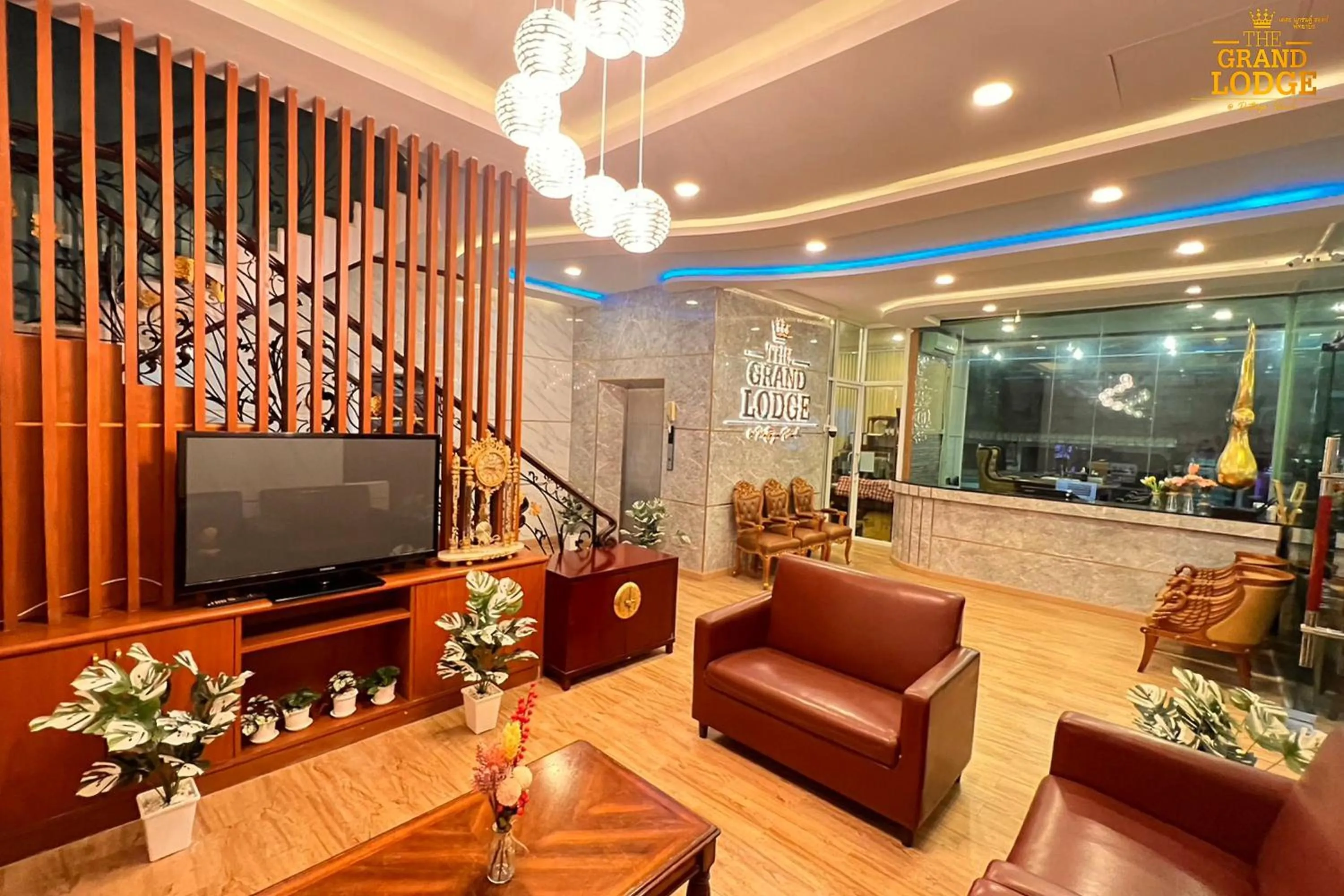 Seating area in The Grand Lodge Pattaya