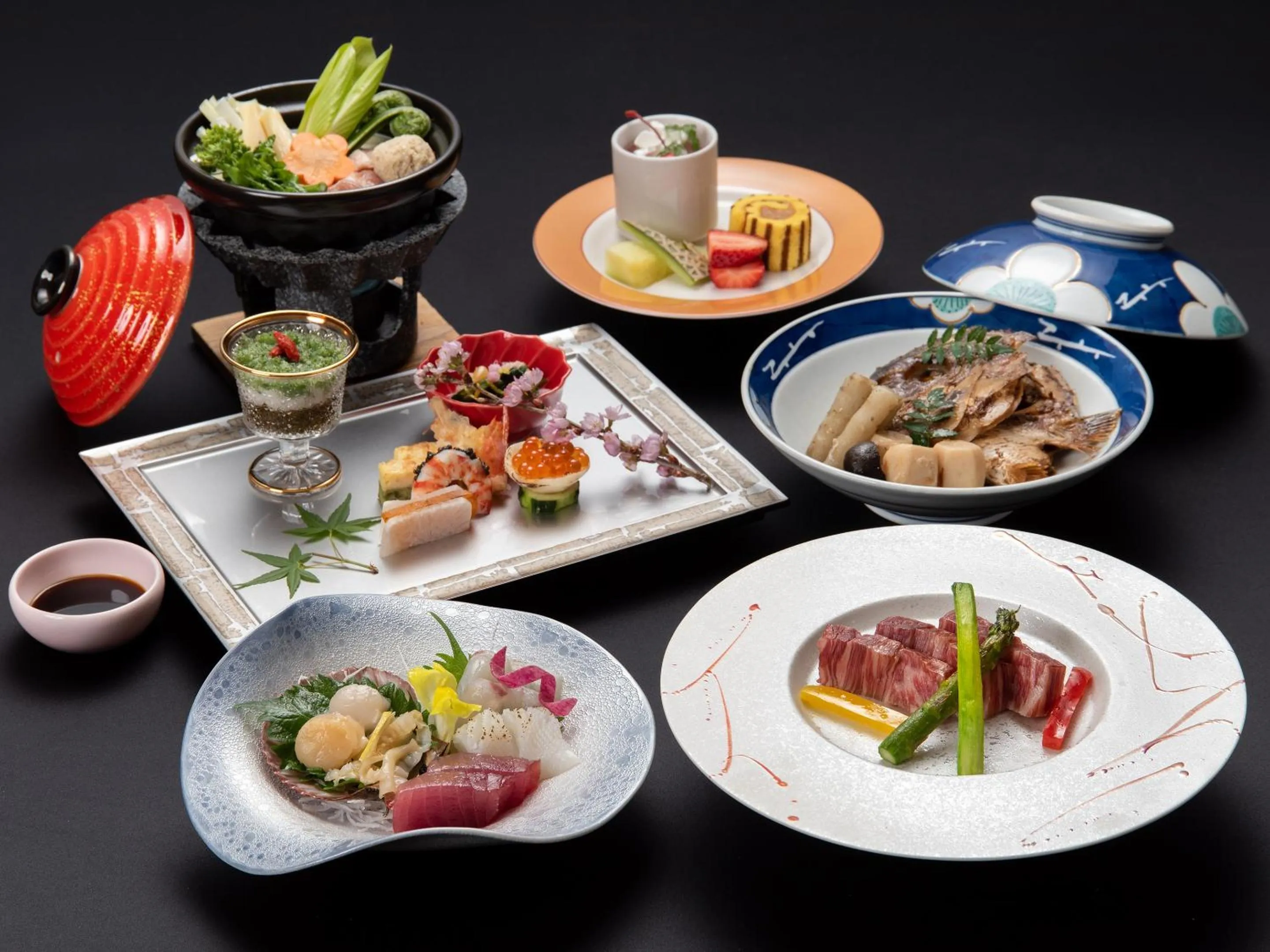 Dinner in Hotel Sanrakuso