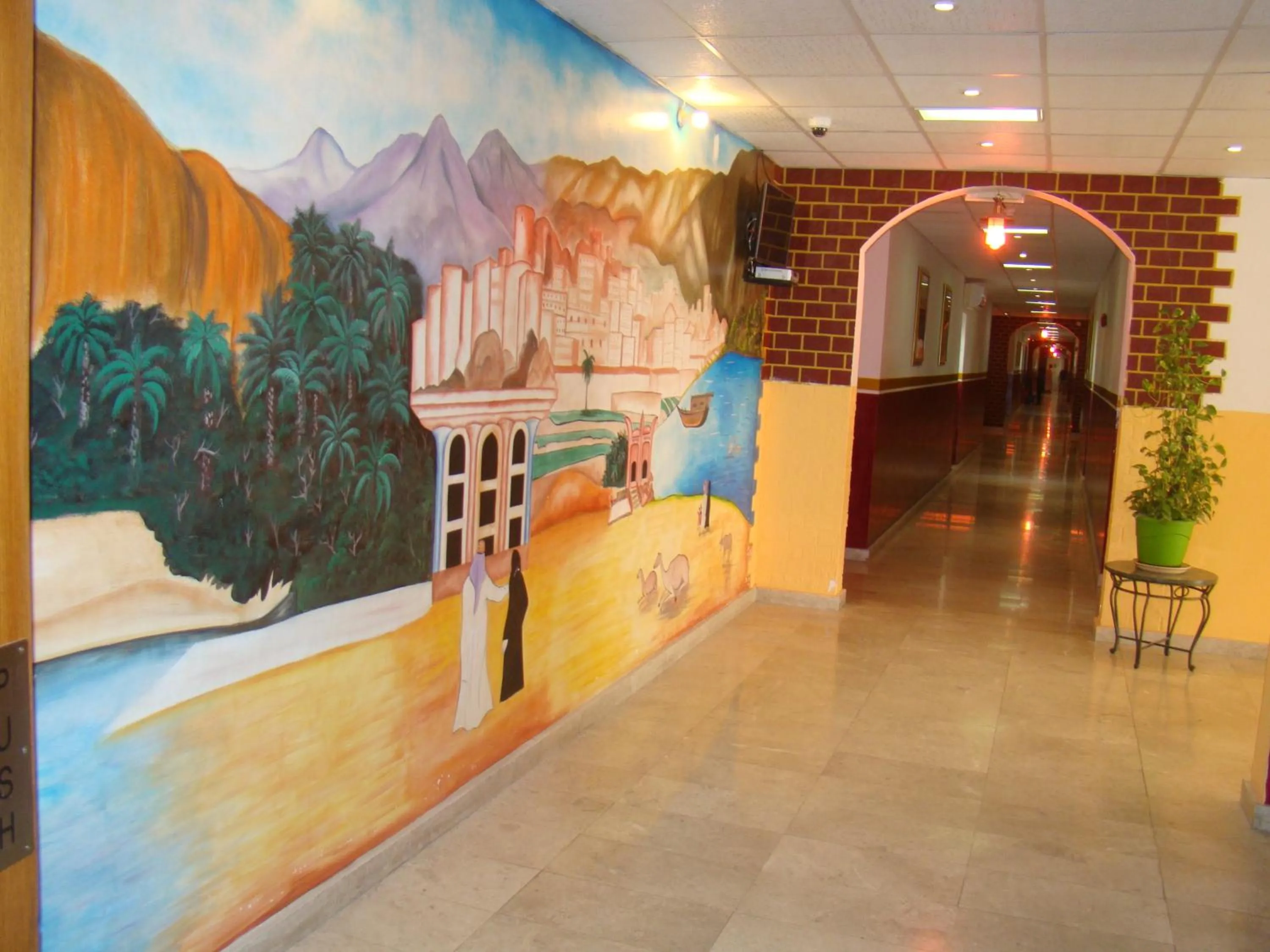 Decorative detail in Atlas Hotel Apartments