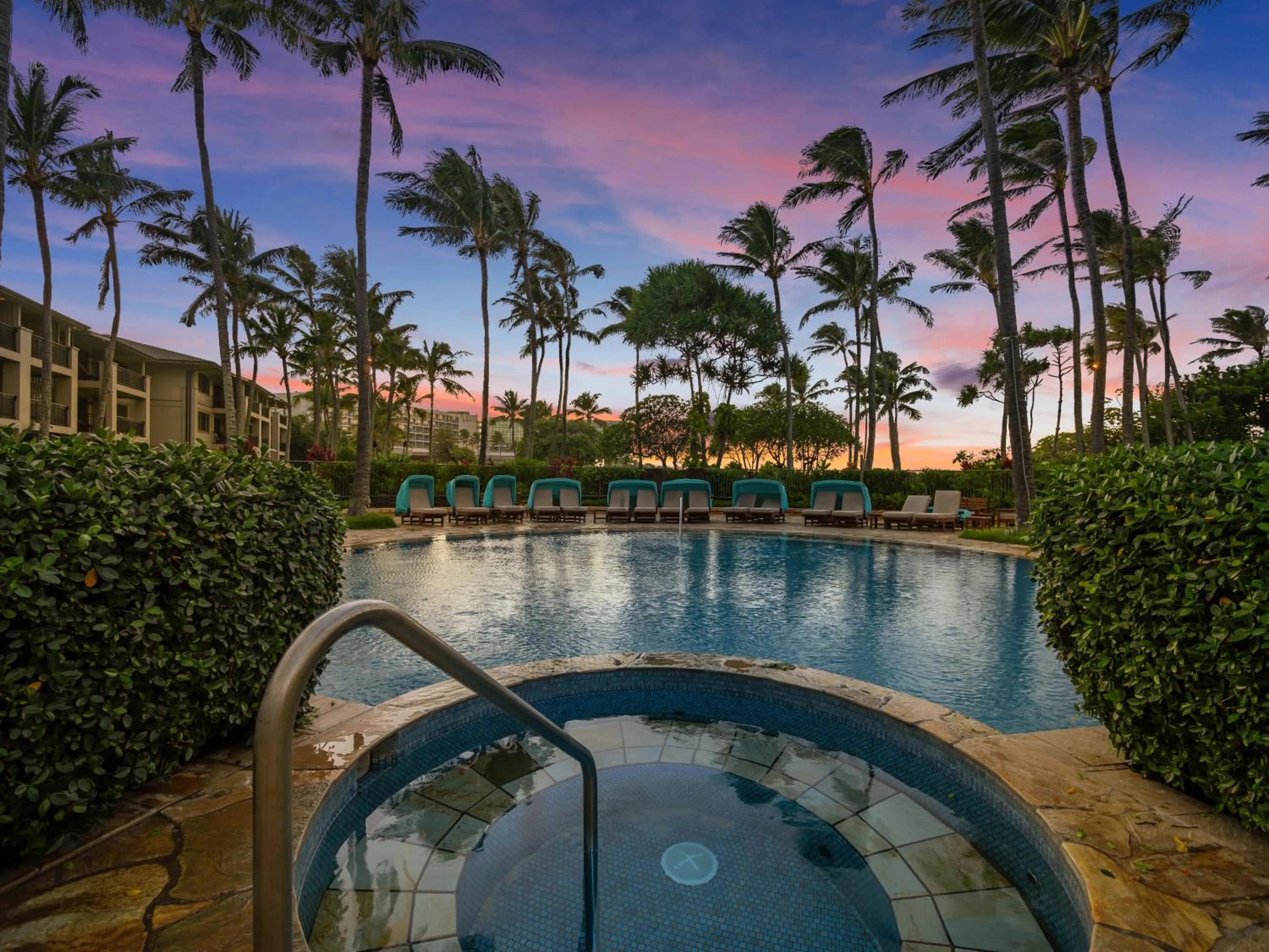 Hot Tub in Ocean Villas at Turtle Bay