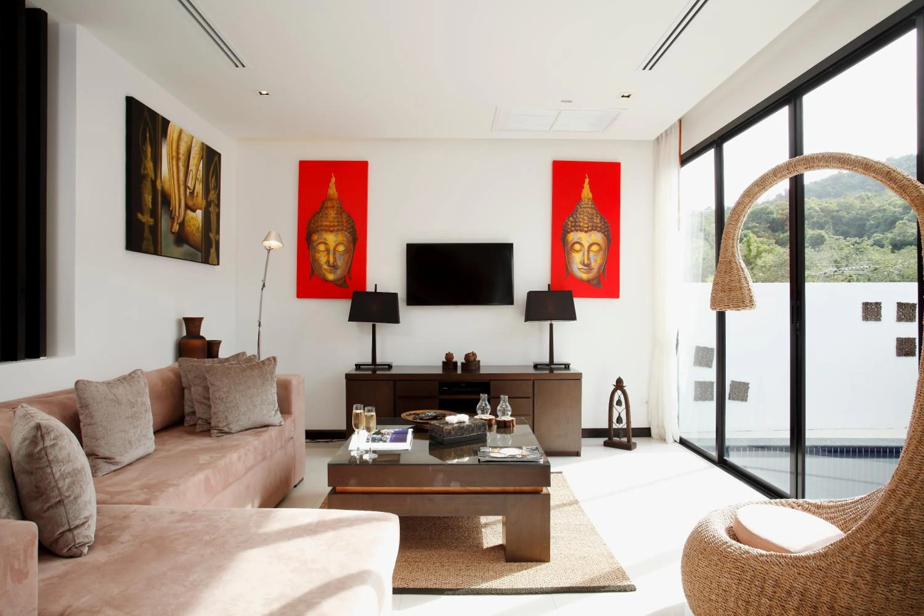 Living room in By The Lake Villas