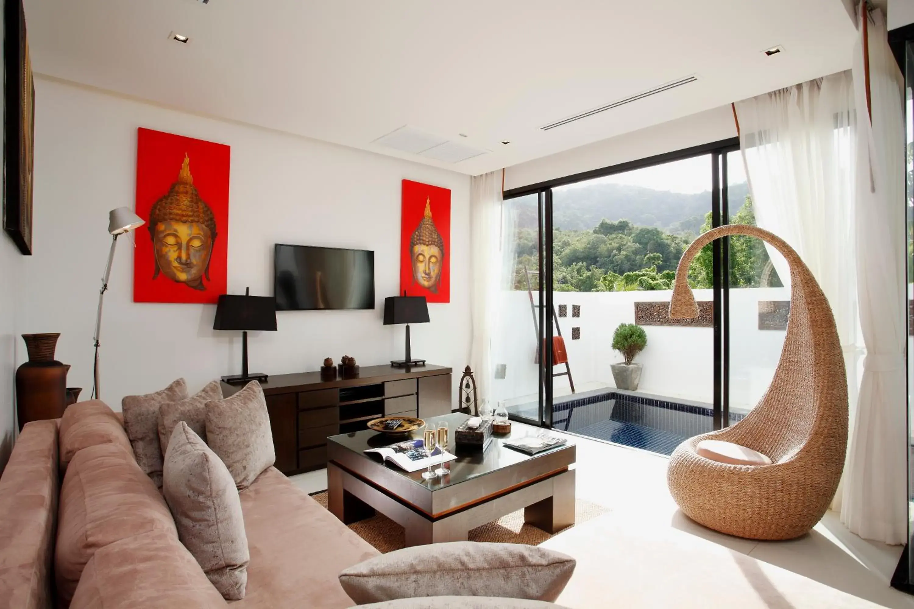 Living room in By The Lake Villas Living room in By The Lake Villas