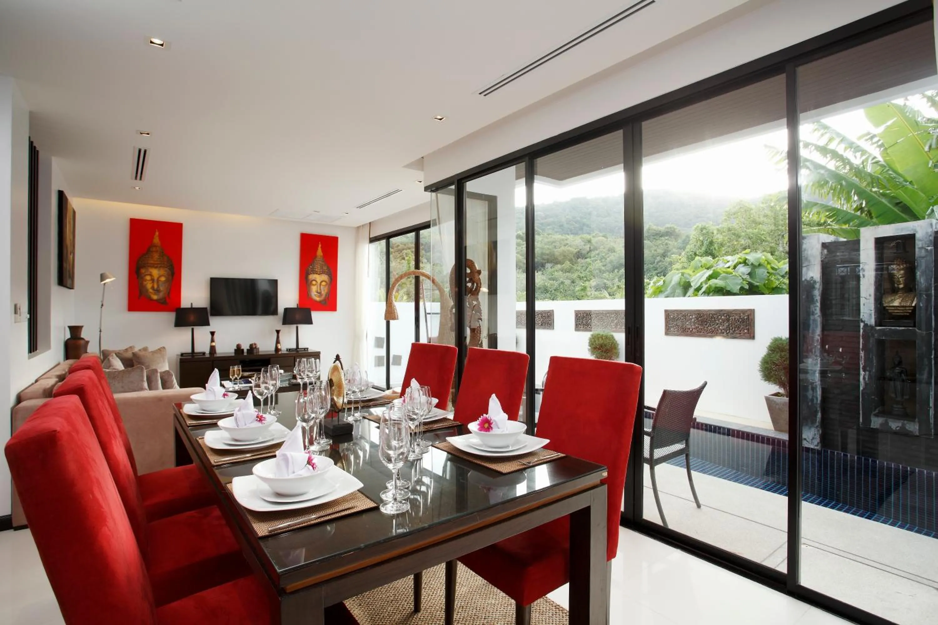 Dining area in By The Lake Villas