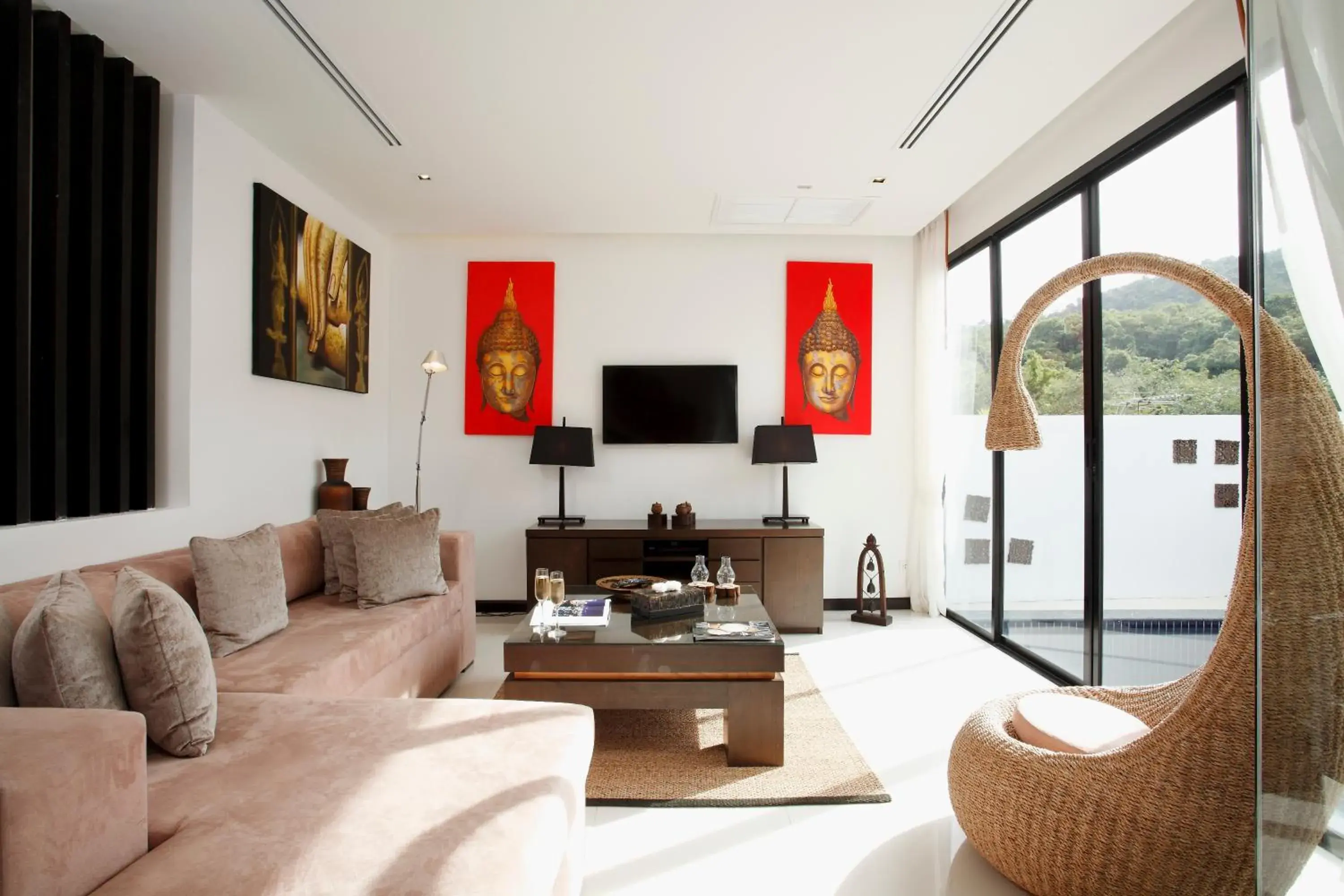 Living room in By The Lake Villas Living room in By The Lake Villas