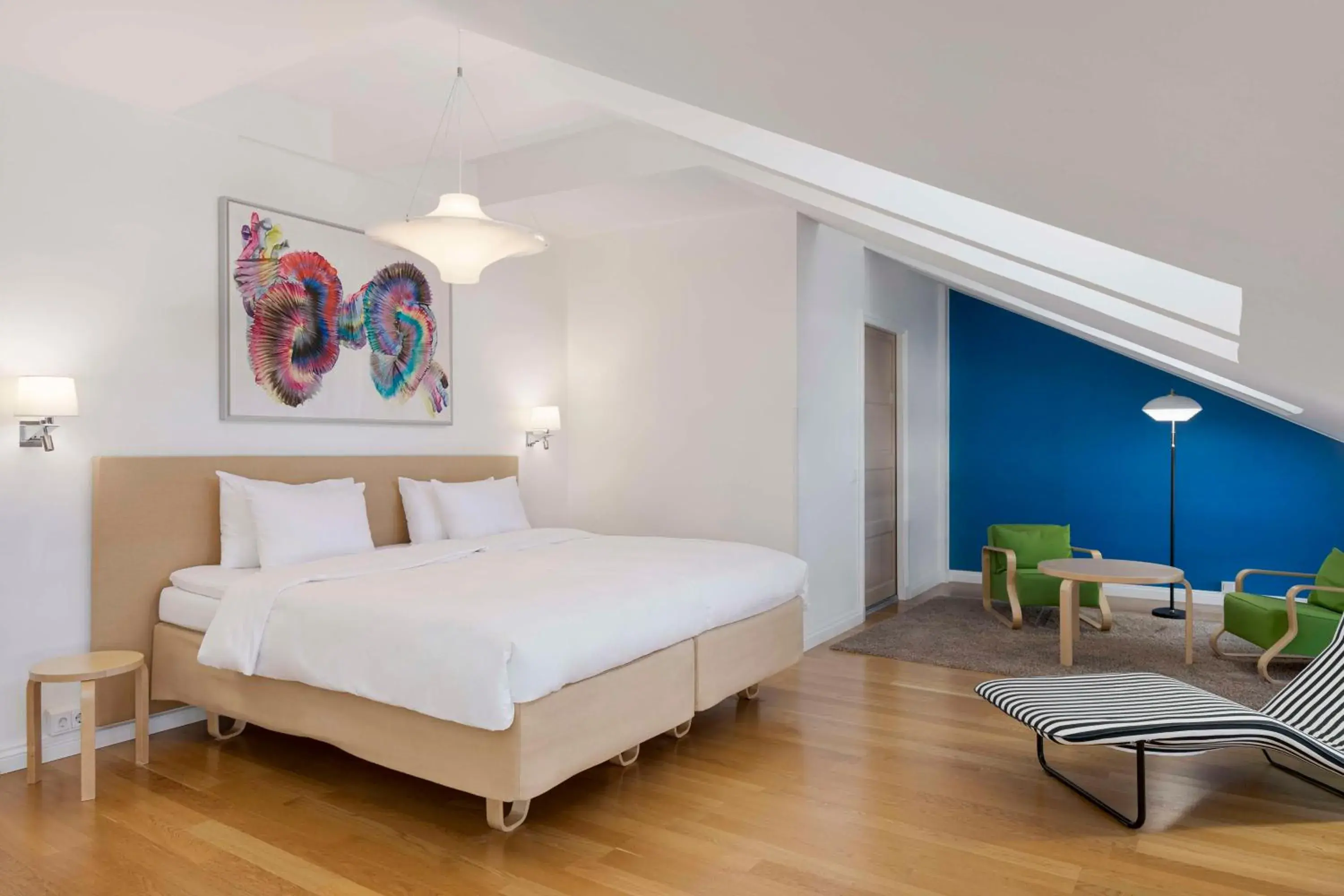 Bedroom, Bed in Radisson Blu Aleksanteri Hotel, Helsinki Bedroom, Bed in Radisson Blu Aleksanteri Hotel, Helsinki