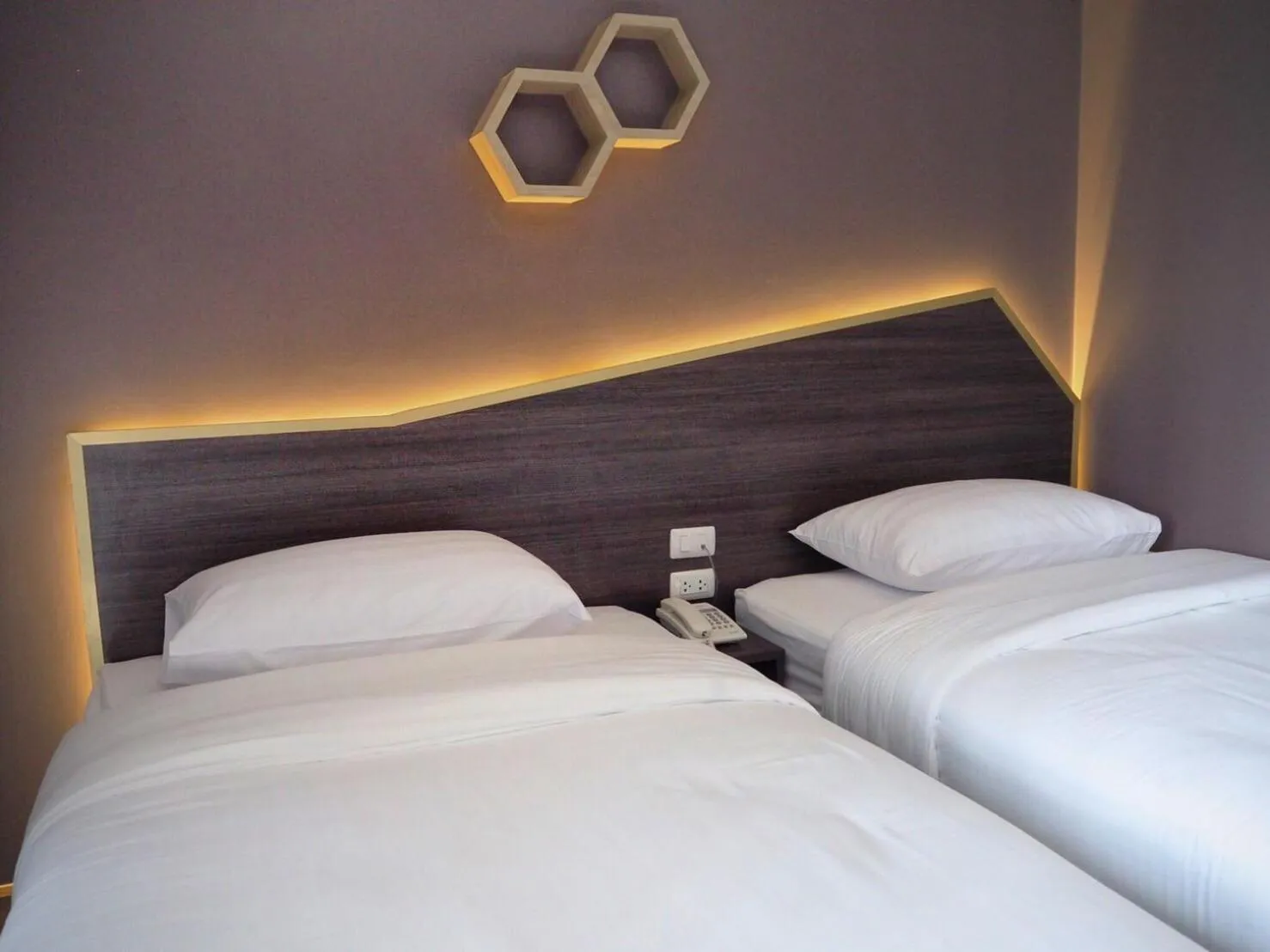 Bed in The Feeling Hotel