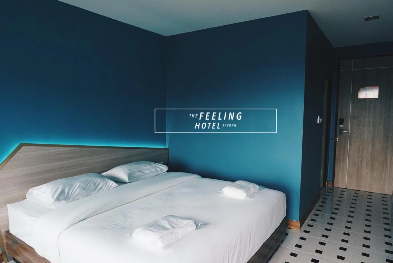 Bed in The Feeling Hotel